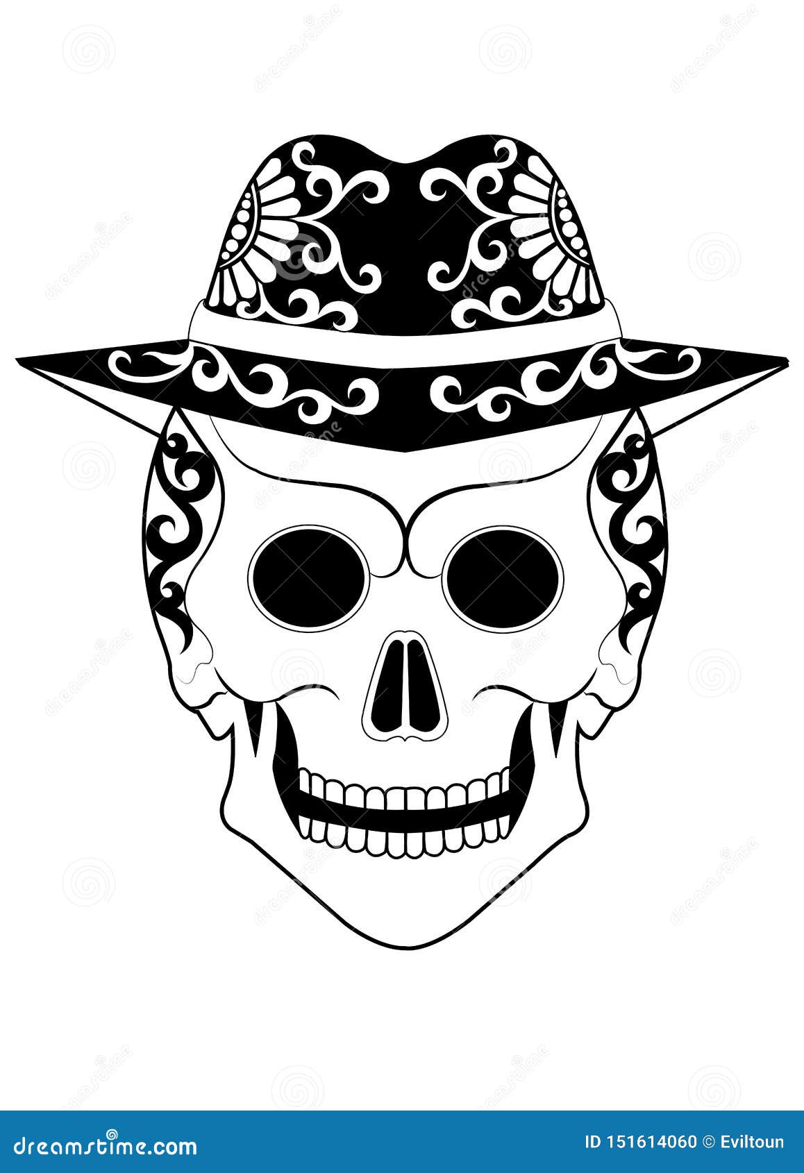 Skull Sombrero Images  Browse 10876 Stock Photos Vectors and Video   Adobe Stock