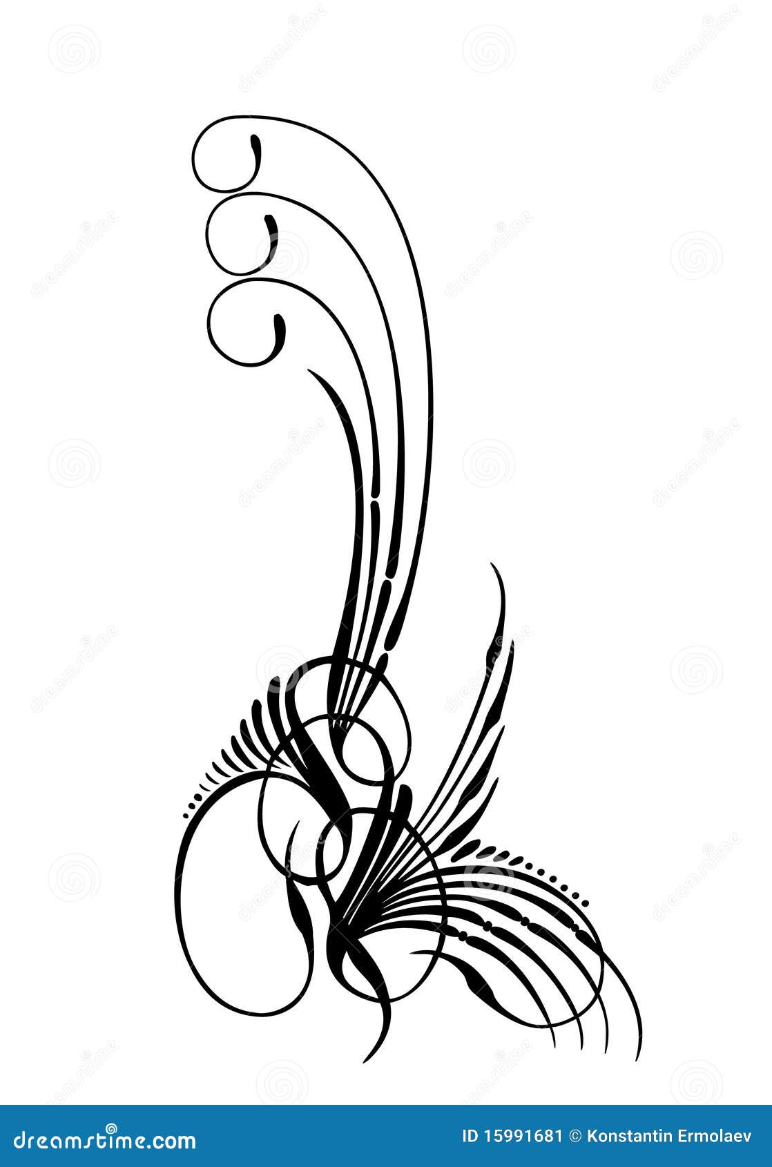 Art Elements of Ornament. Vector Stock Illustration Illustration of