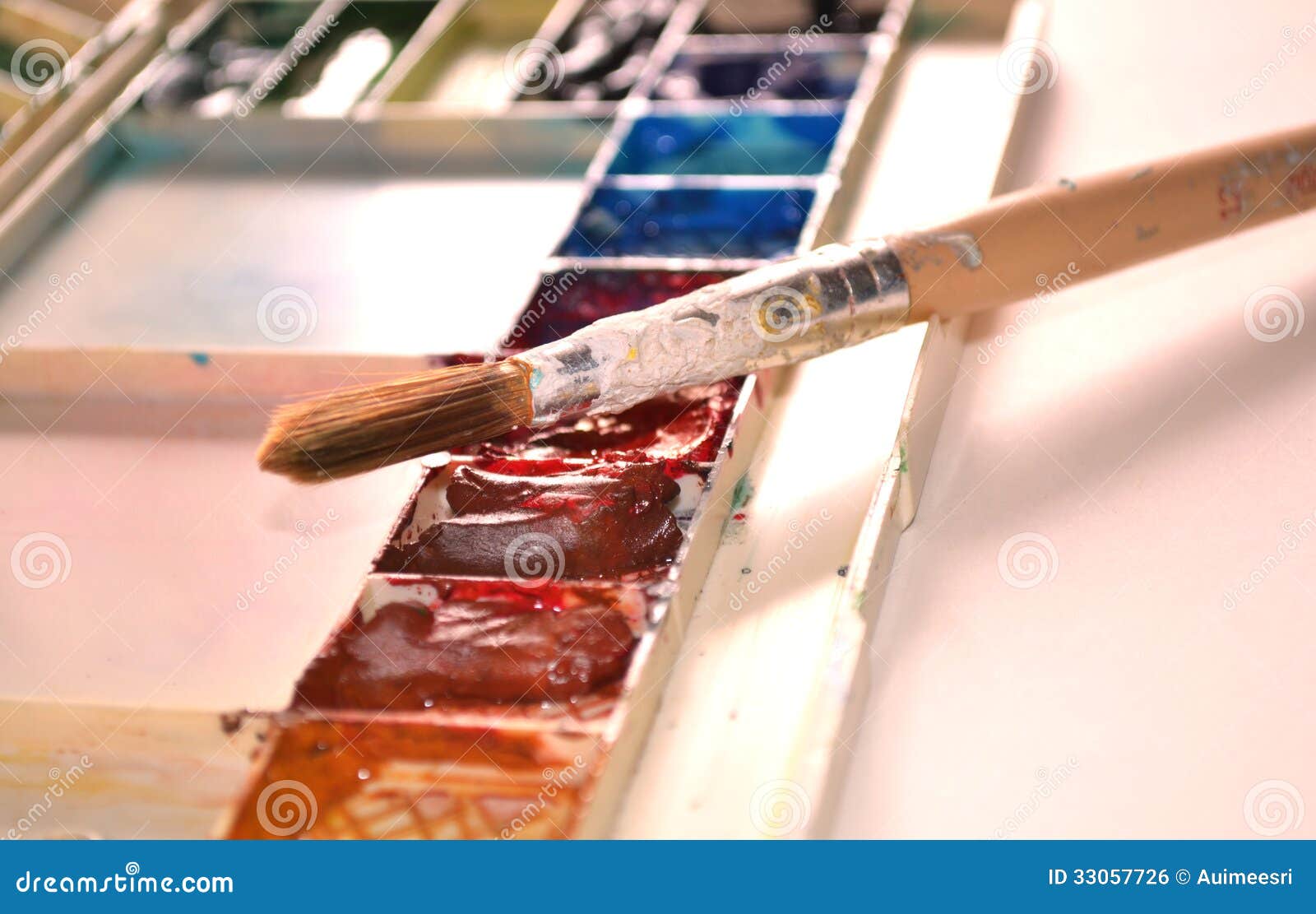 Art equipment stock photo. Image of hobbies, artistic 33057726