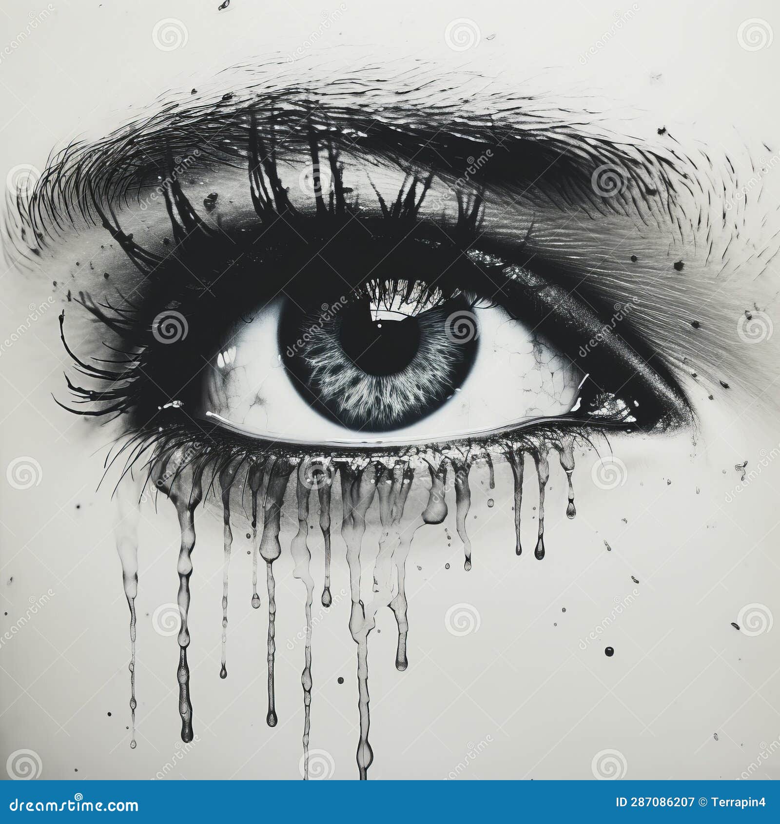 ∙ teary eye ∙ | Dibujos faciales, Dibujo de la cara, Bocetos increíbles