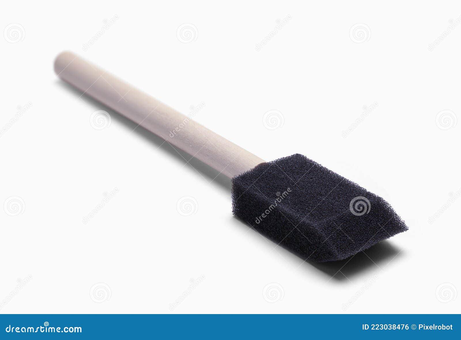 Art Foam Brush stock photo. Image of bristle, brushes 223038476