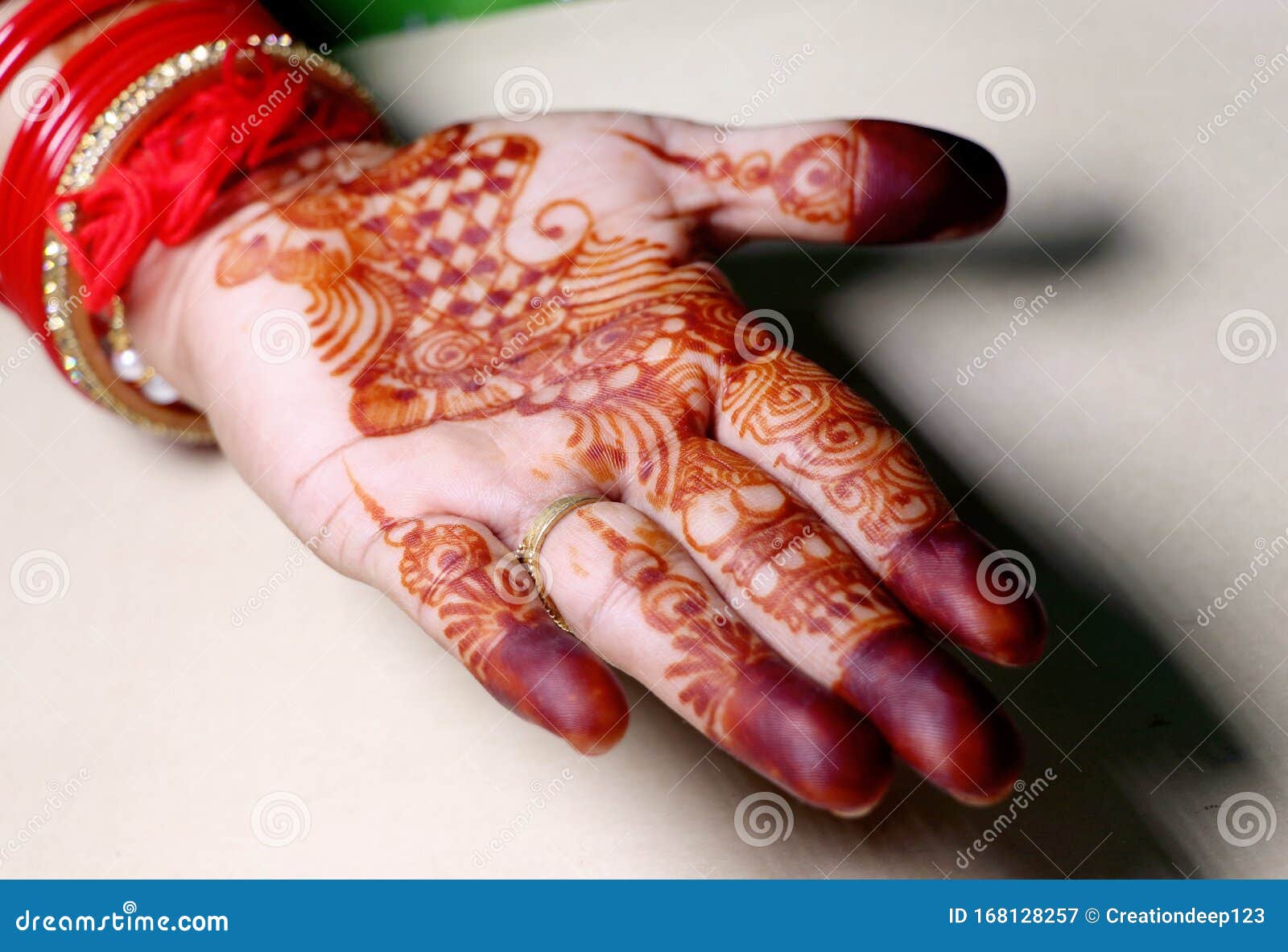 Art in Girls Hand Using Henna Plant Also Called As Mehndi Design,style ...