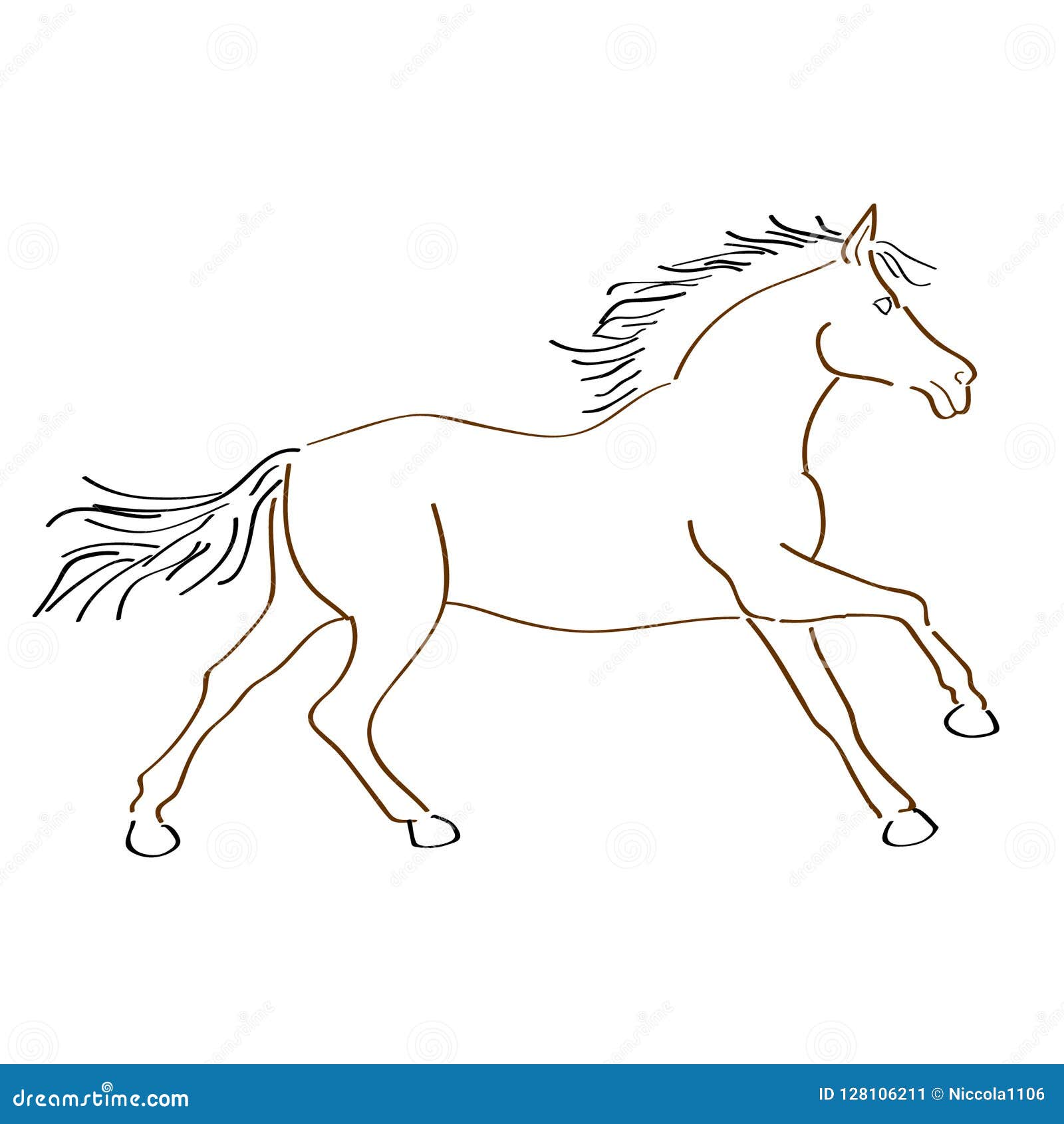 Horse Running Drawing - 3,000+ vectors, stock photos & psd files