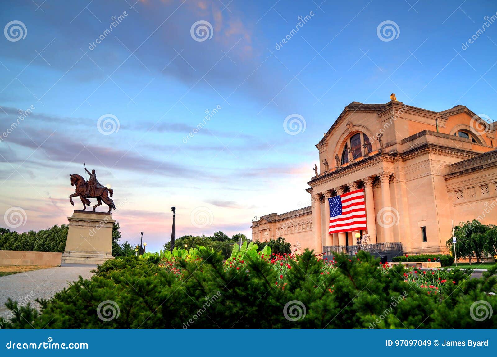 Art Hill In St. Louis, Missouri Stock Image - Image of hill, basin: 97097049