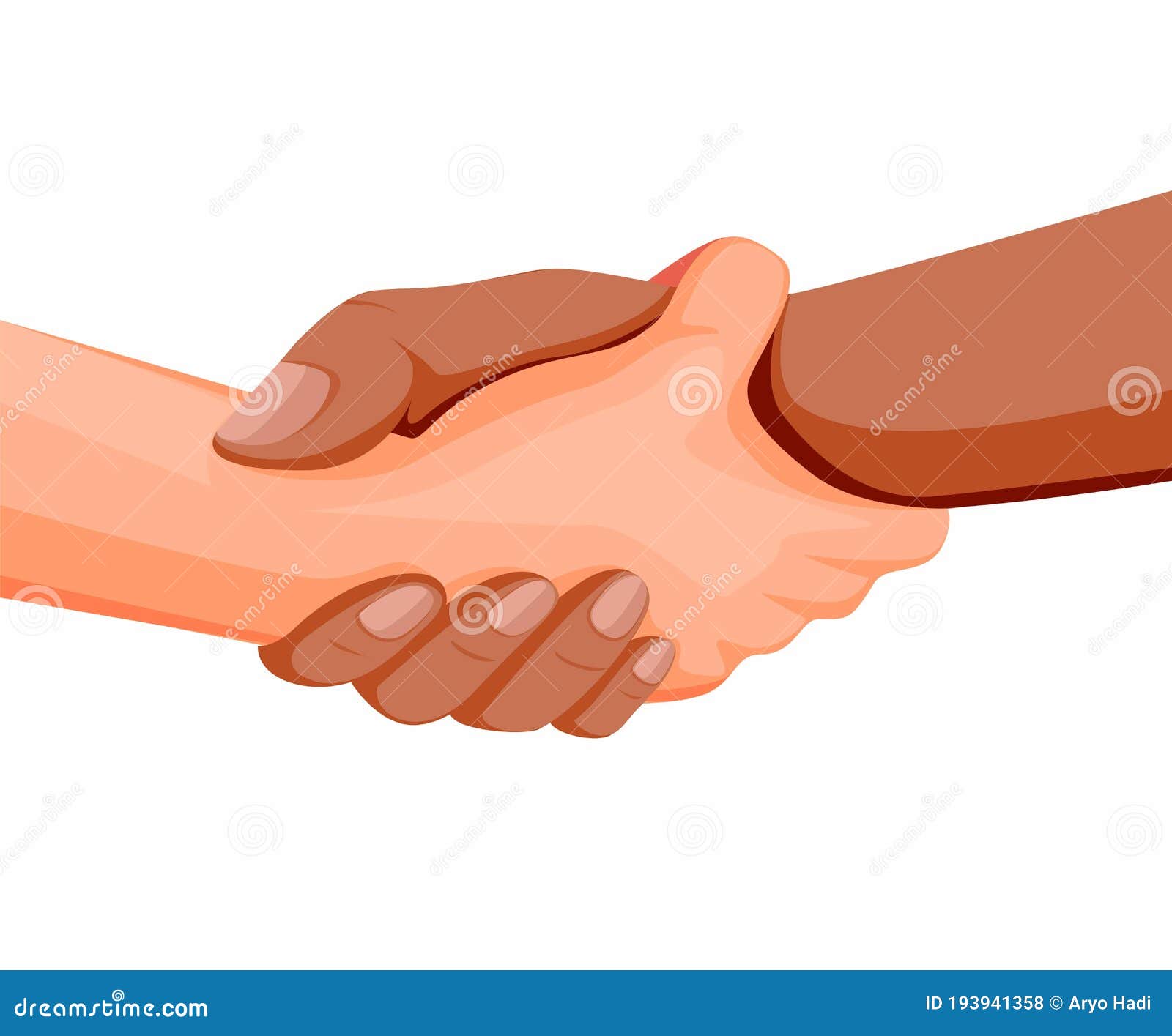 Two Hand Holding Each Other. Help Support and Solidarity in Diversity