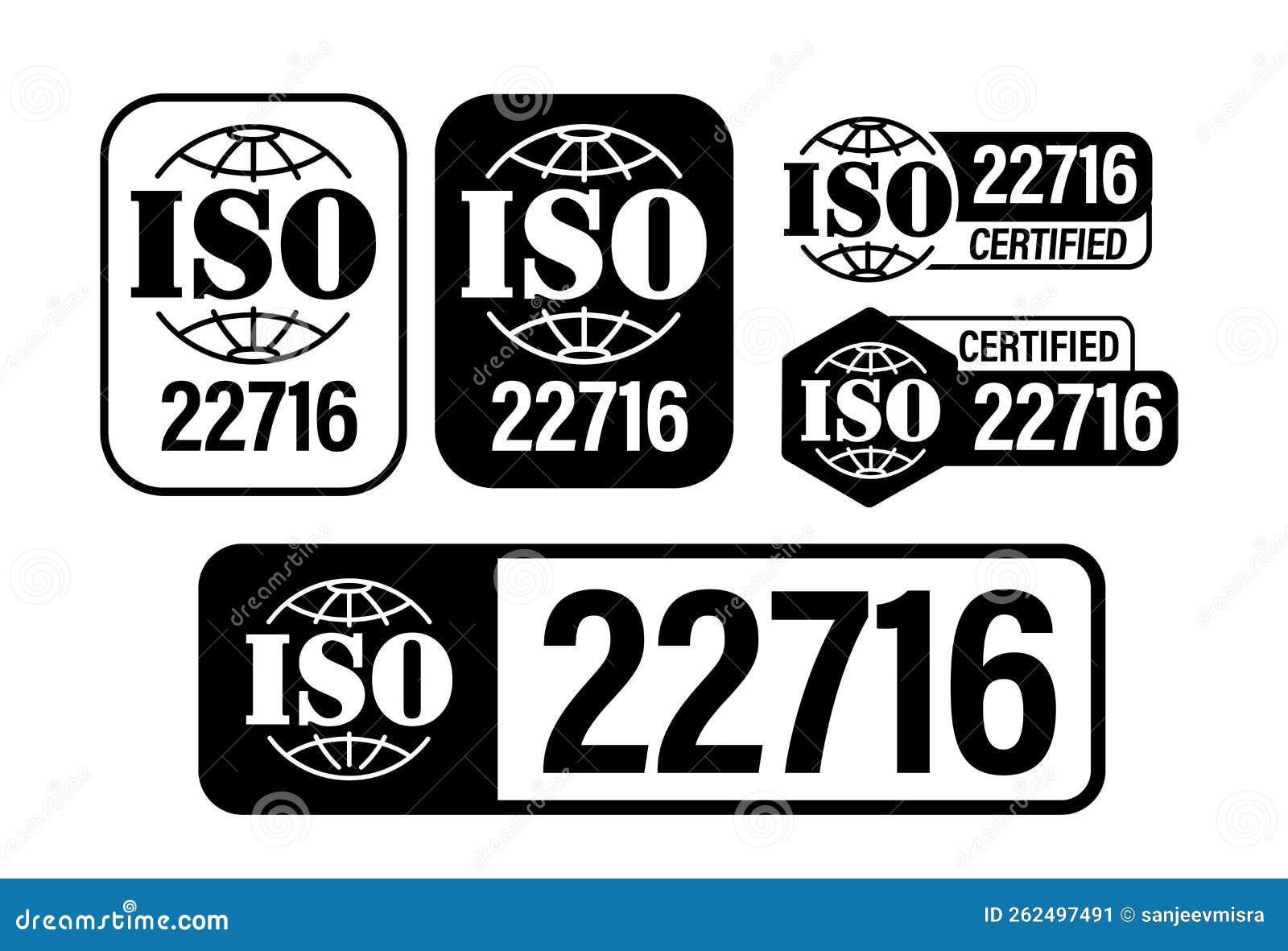 Good Manufacturing Practices Abstract Iso 22716 Certified Stock Vector good-manufacturing-practices-abstract-iso-22716-certified-stock-vector
