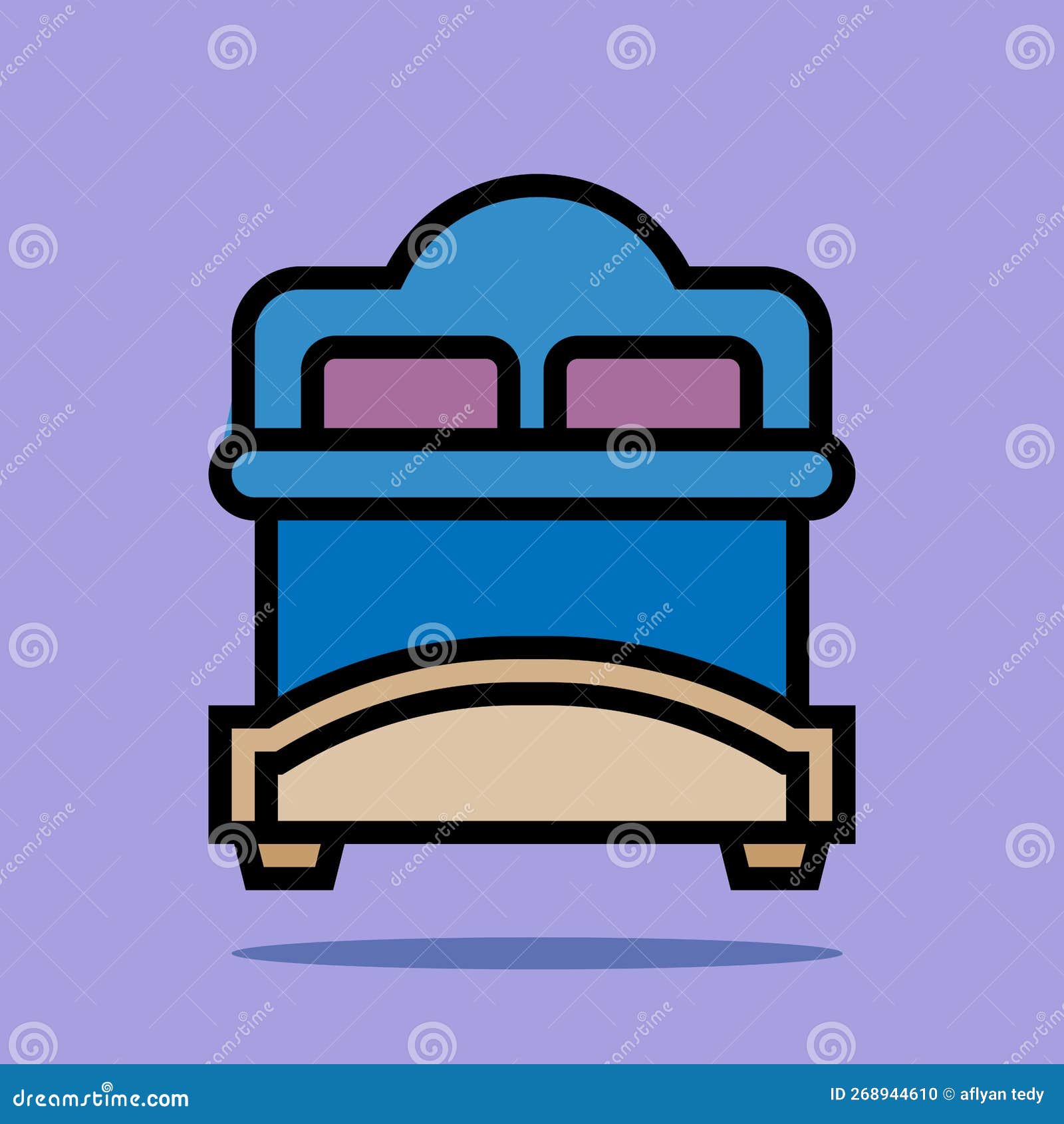 Household furniture stock vector. Illustration of furniture 268944610