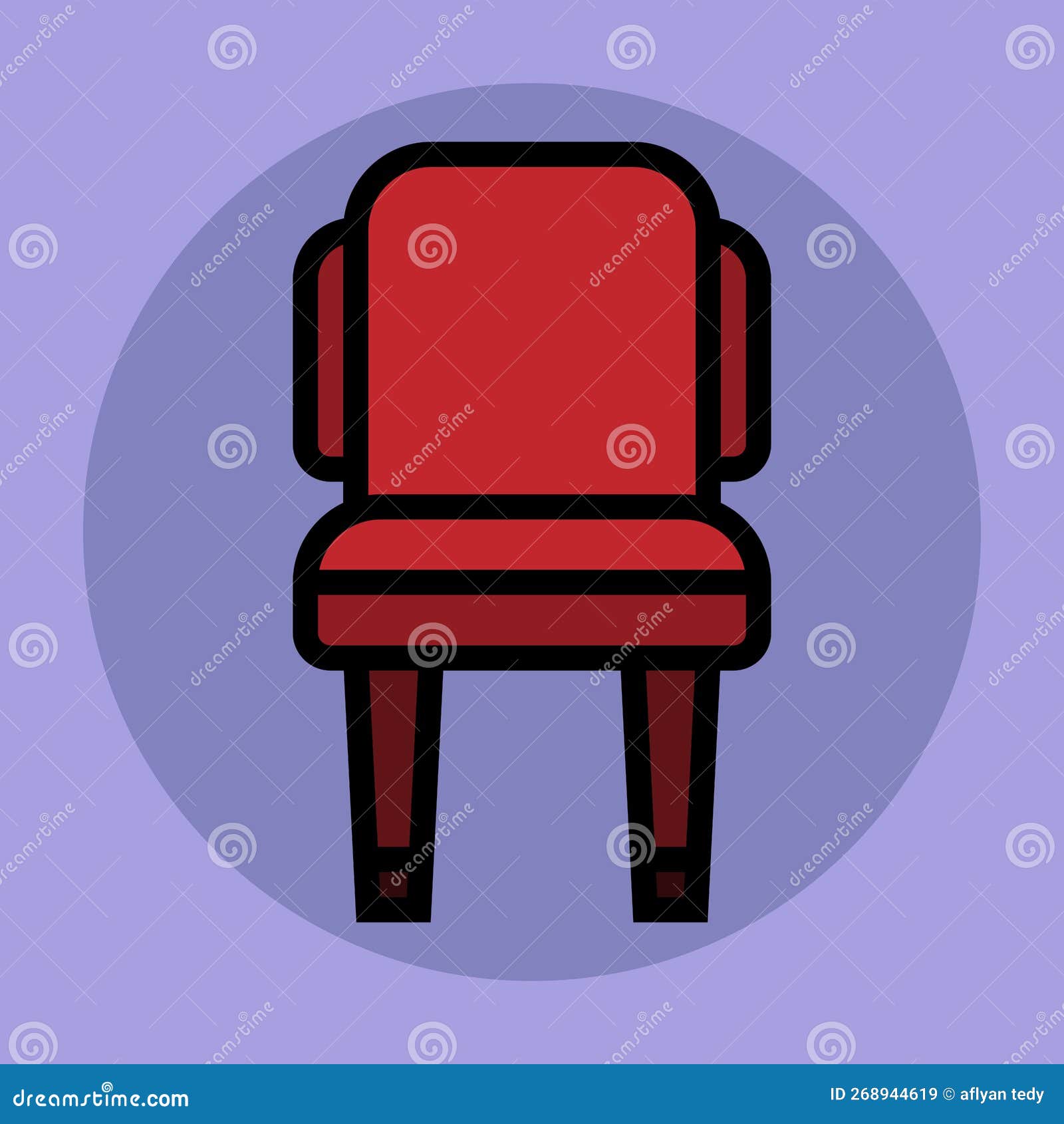 Household furniture stock vector. Illustration of cartoon 268944619