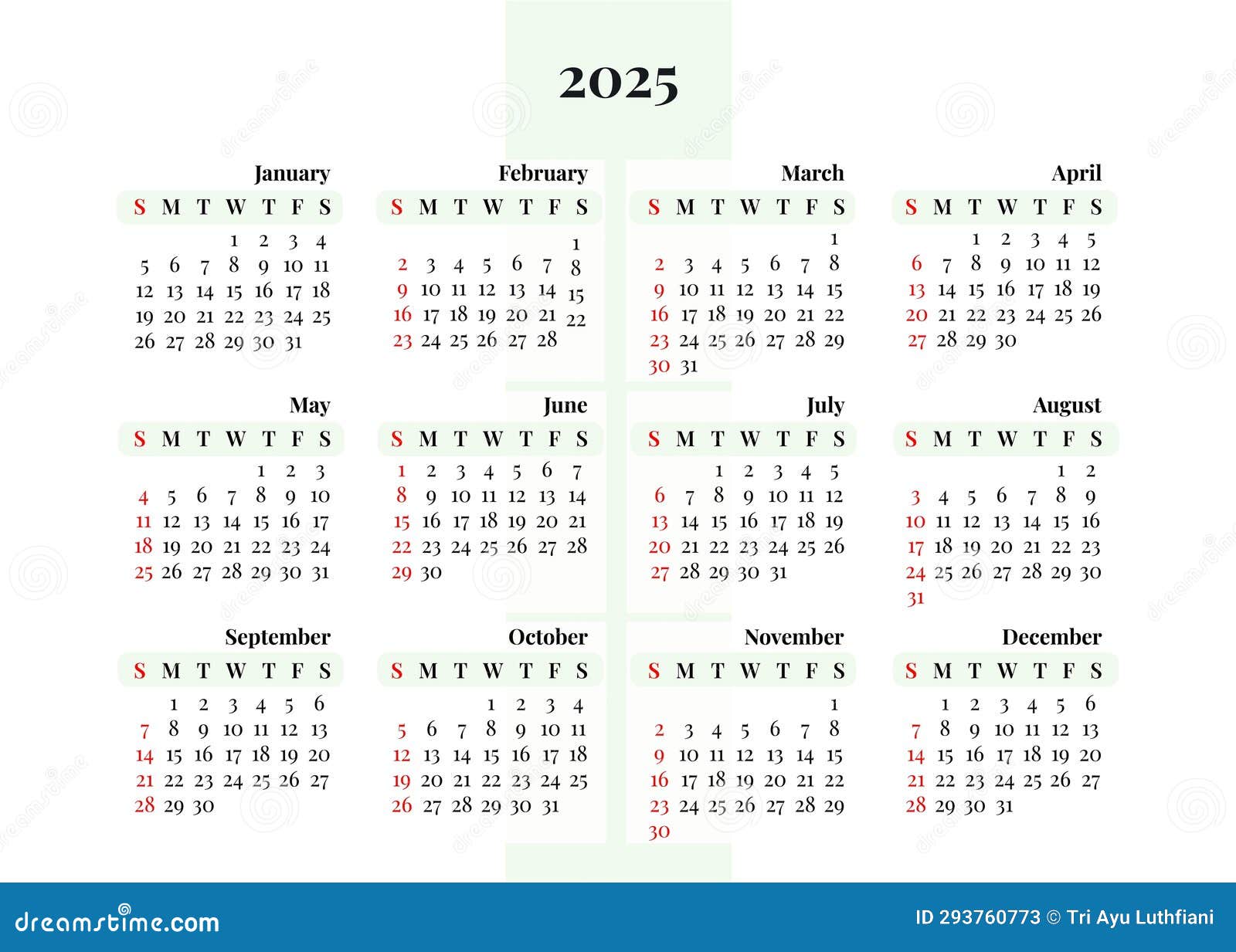 2025 Calendar With World Map Cartoon Vector | CartoonDealer.com #269320293