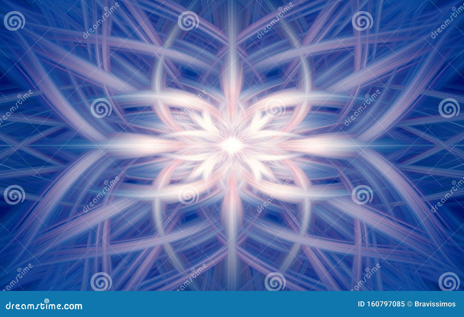 art  blue background pattern. symmetry blur