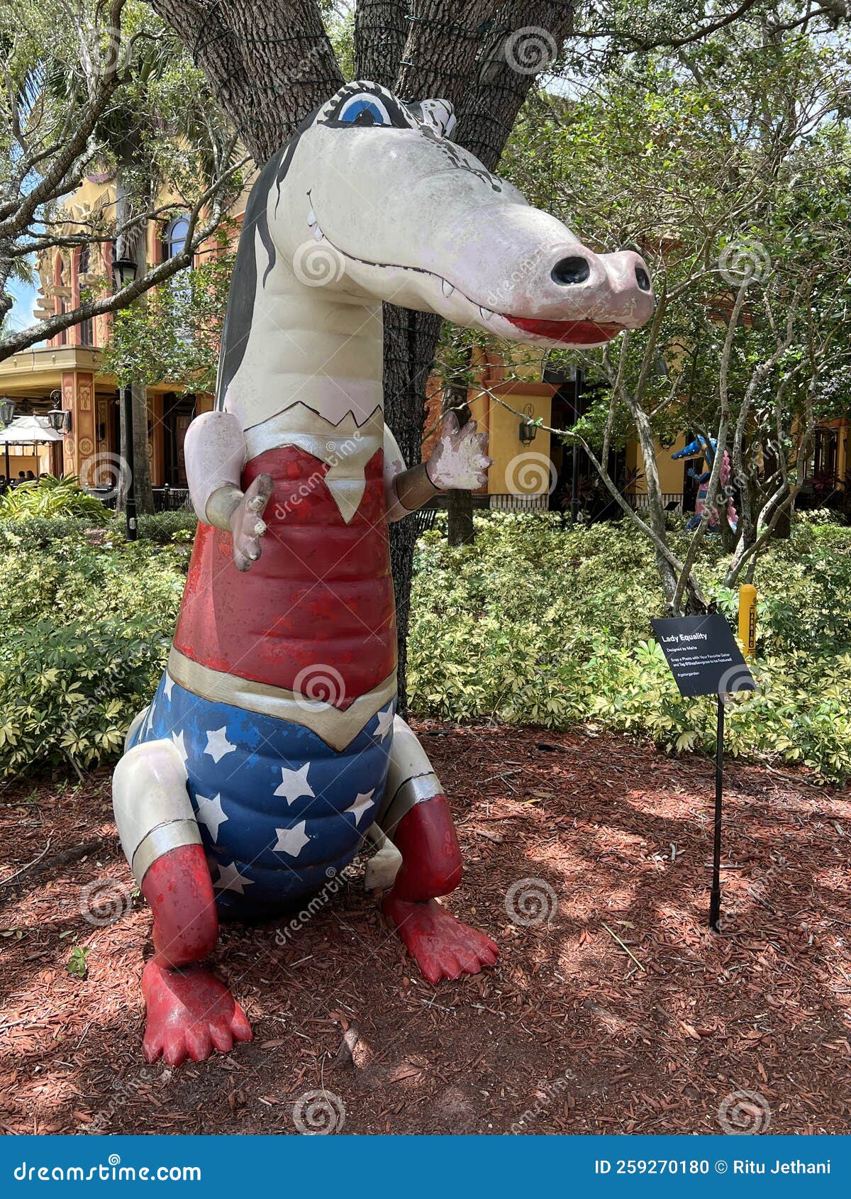 Art Installation of Whimsical Seven Foot-tall Alligator Sculptures Created  by Select South Florida Artists at Sawgrass Mills Outle Editorial Image -  Image of foottall, america: 259270180