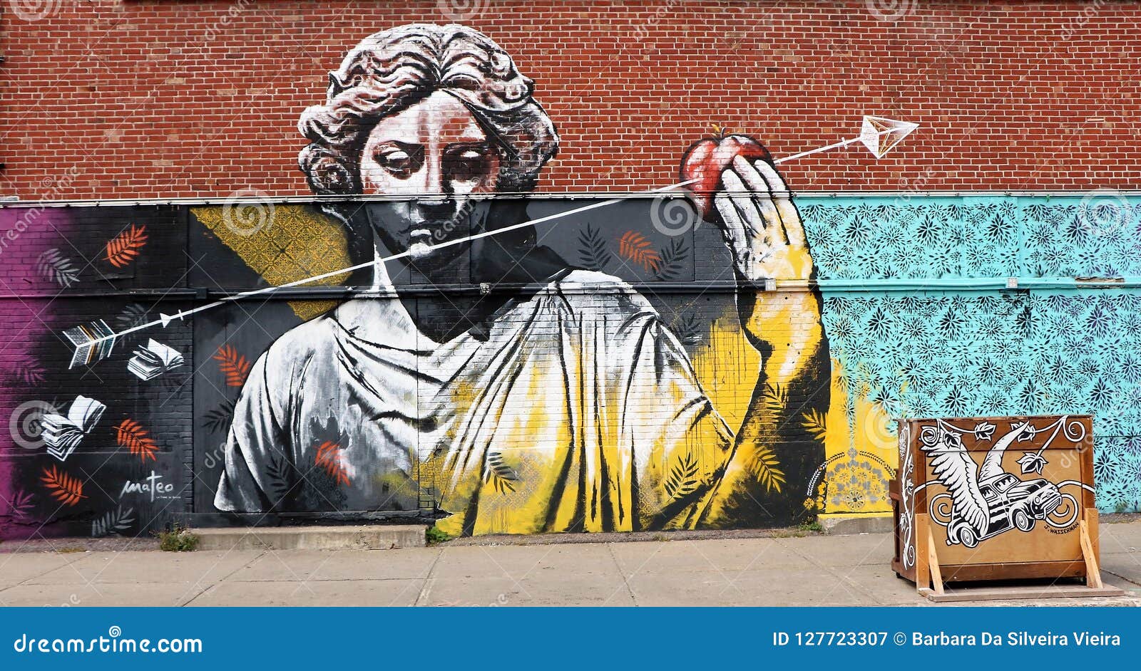 Art in montreal canada editorial photography. Image of espaasect