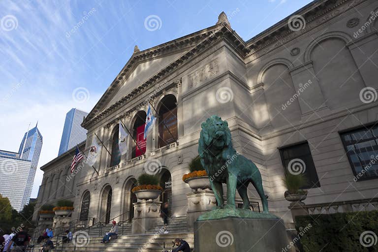 Art Museum in Downtown Chicago Editorial Photography Image of travel
