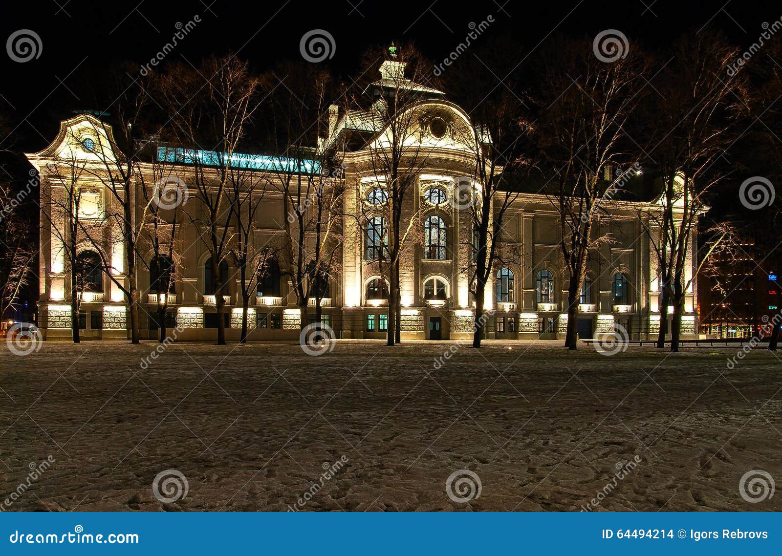 Art museum Riga. editorial stock image. Image of architectural - 64494214