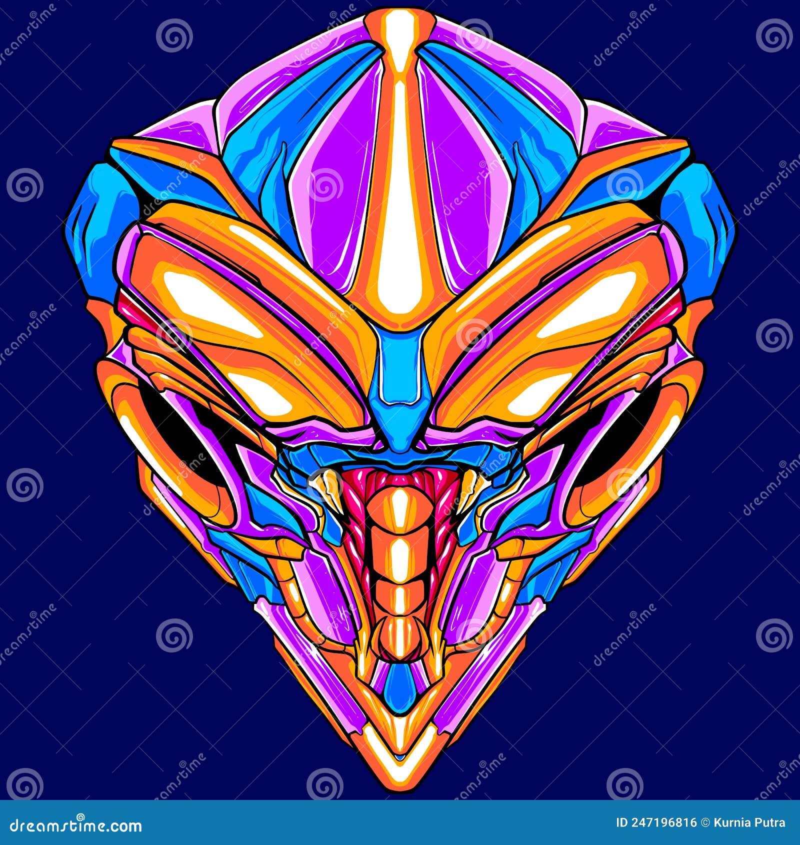 monster robot  ethnic syber