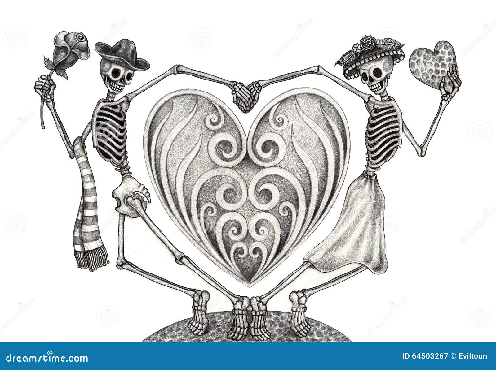 Art skull day of the dead. stock illustration. Illustration of ...