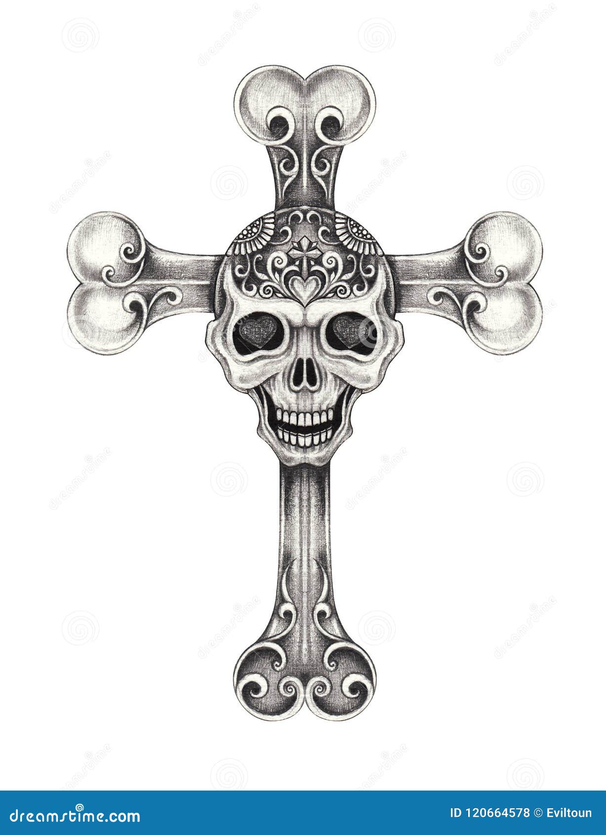 Top more than 72 skull and cross tattoo best - in.eteachers