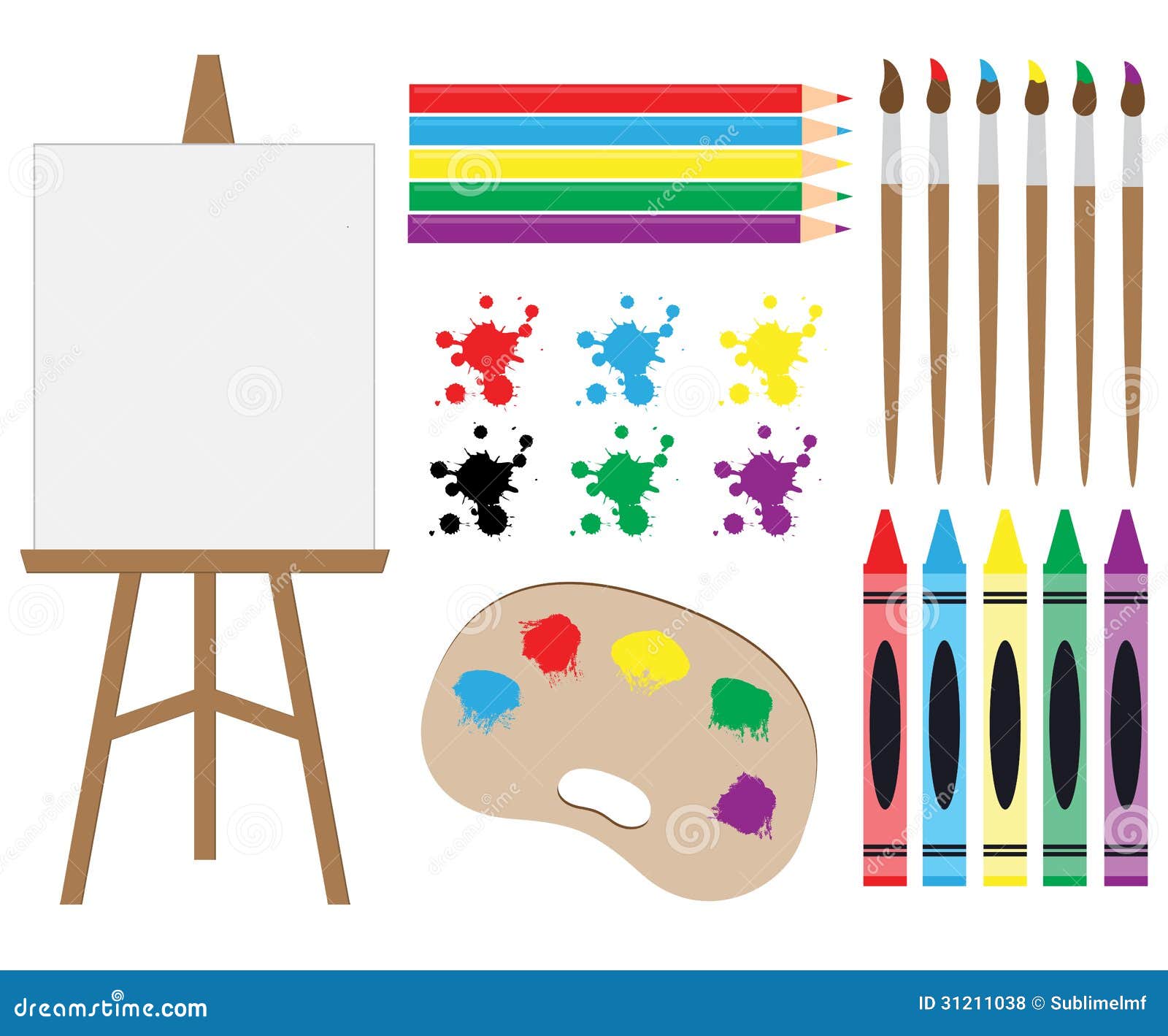 Art Supplies Clipart Stock Illustrations – 3,970 Art Supplies Clipart Stock  Illustrations, Vectors & Clipart - Dreamstime