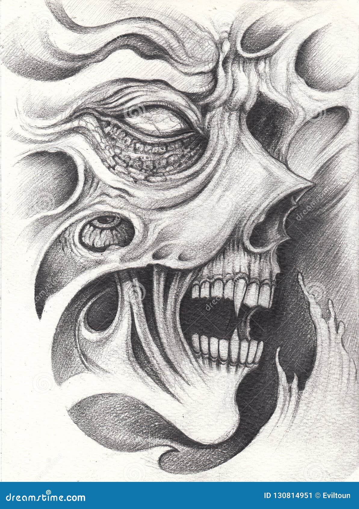 skull tattoo drawings ideas