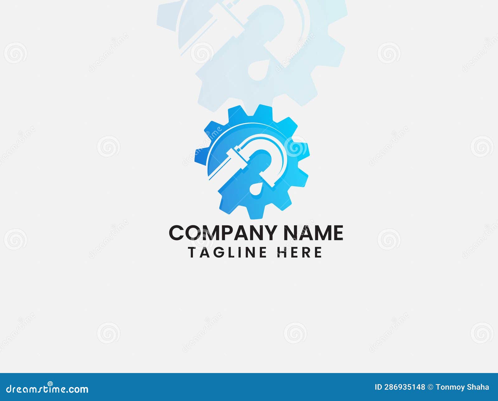 Fitting Pipe Logo. Sanitary Ware Logo. Gear Pipe Fittings Company Logo