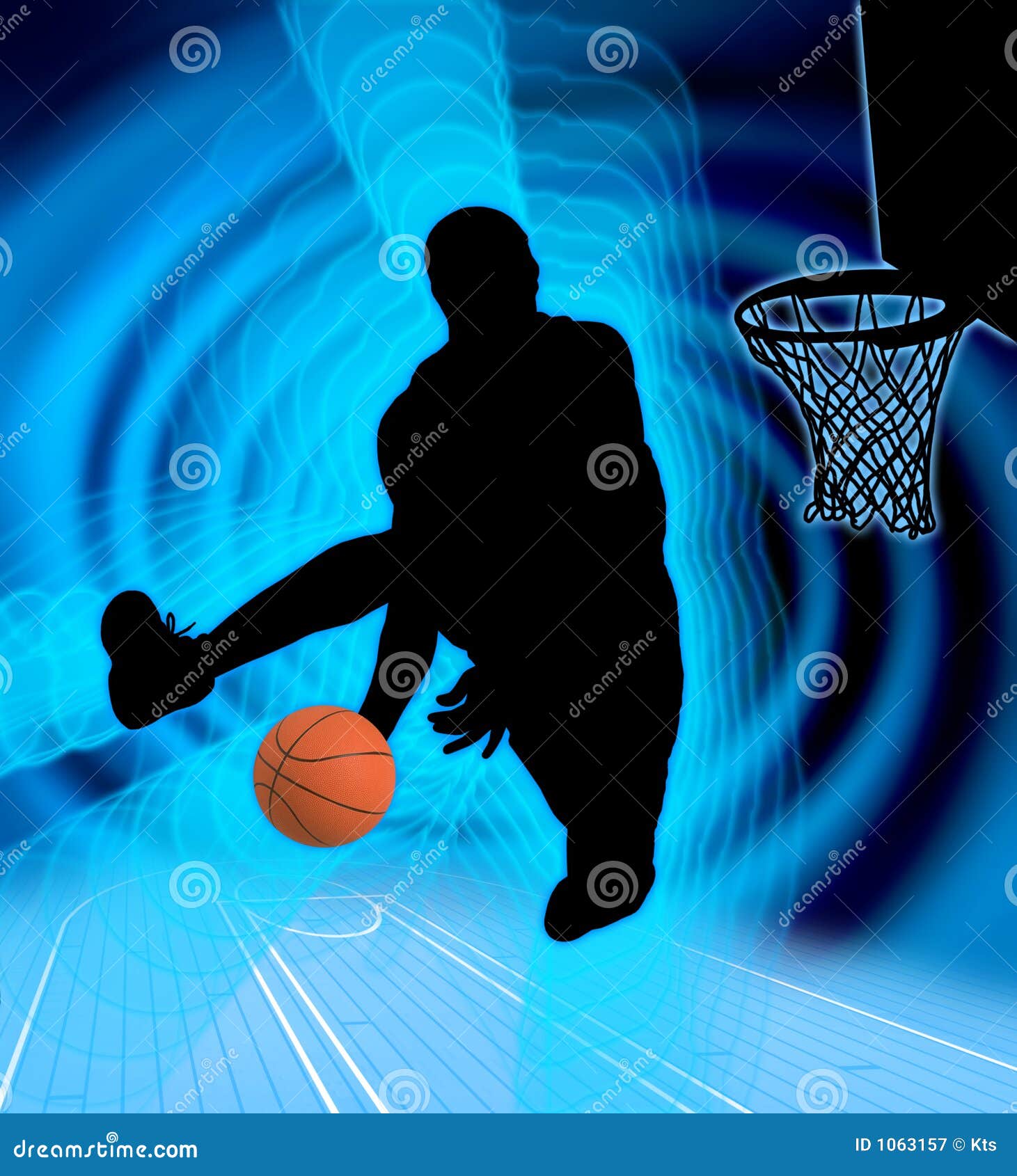 Adesivi Murali 3D Pallacanestro Aisoway - Decorazione Removibile PVC Per Stanze E Uffici