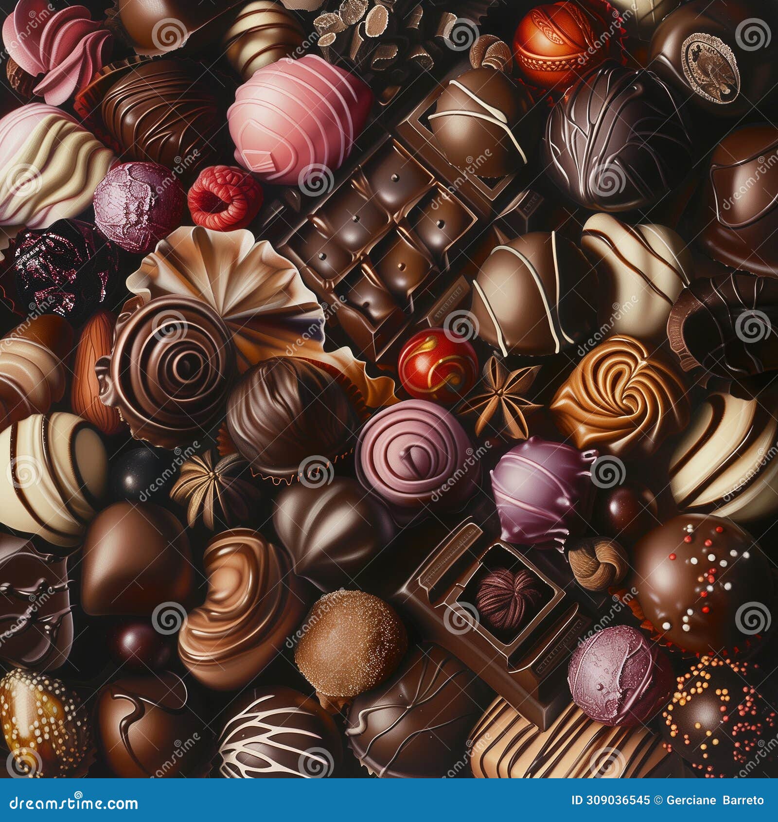 eat chocolate at easter. arte com ia