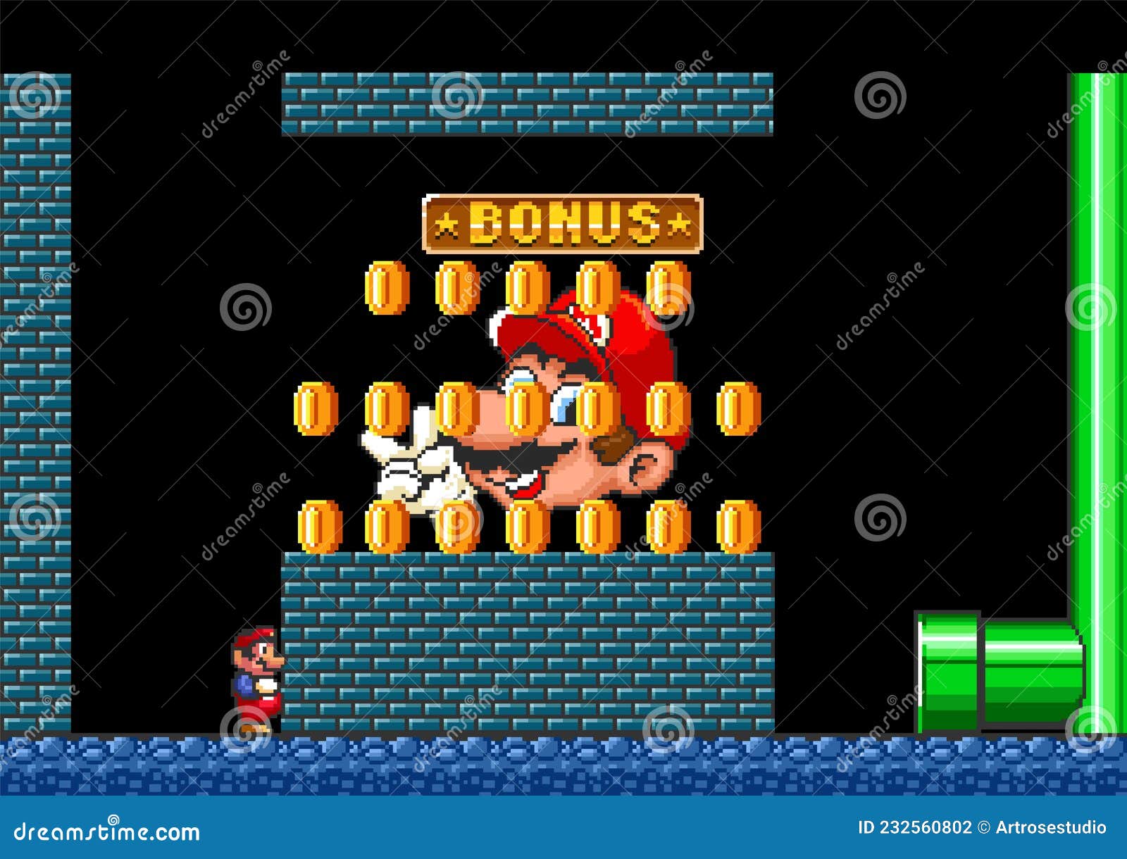 Conjunto De Personagens Inimigos Da Ilustração Vetorial De Design De Pixel  De Jogos Clássicos Super Mario Foto Editorial - Ilustração de jogos, vetor:  239217756