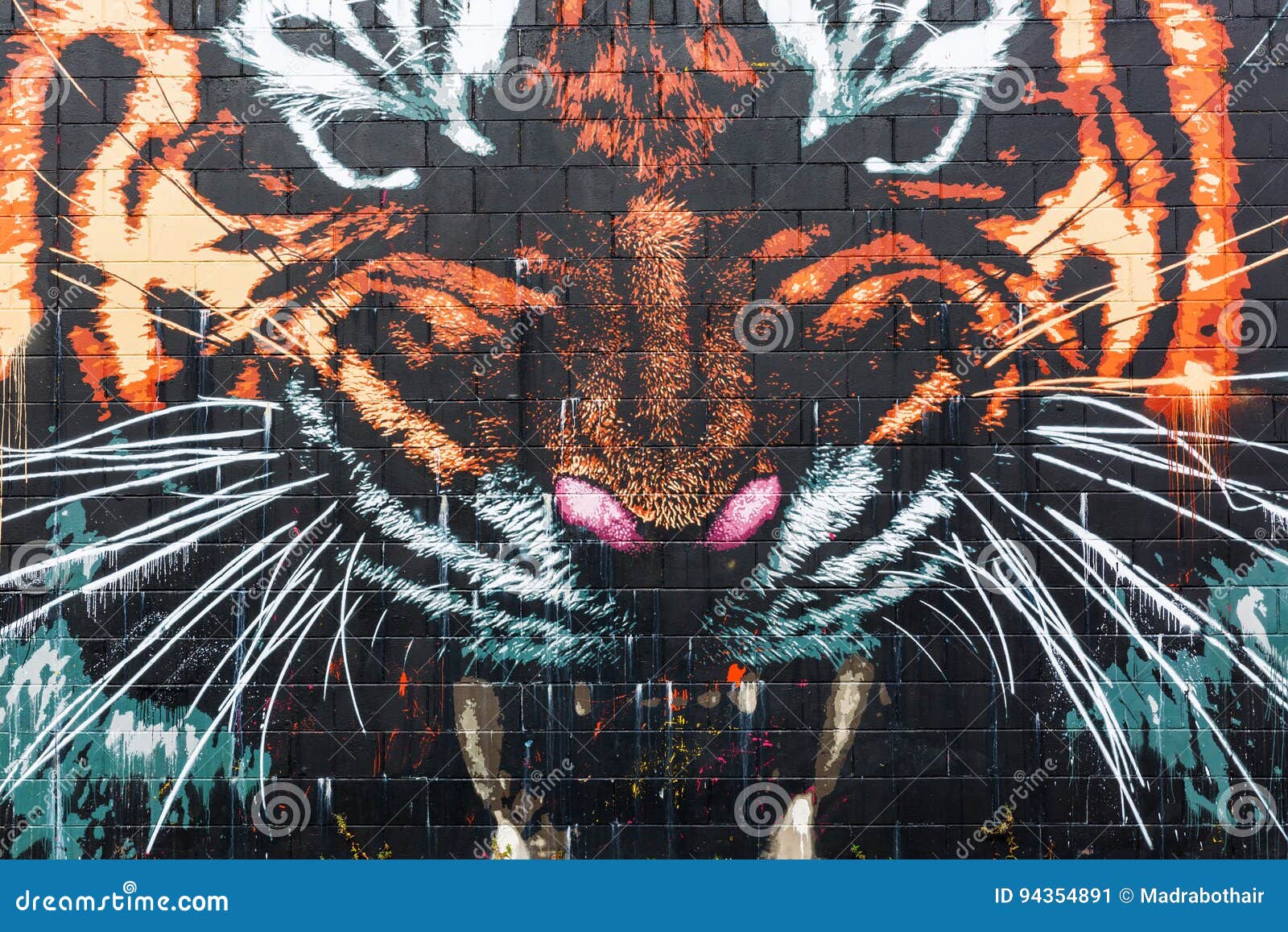 Arte De La Calle En Glasgow, Reino Unido Foto editorial - Imagen de ...