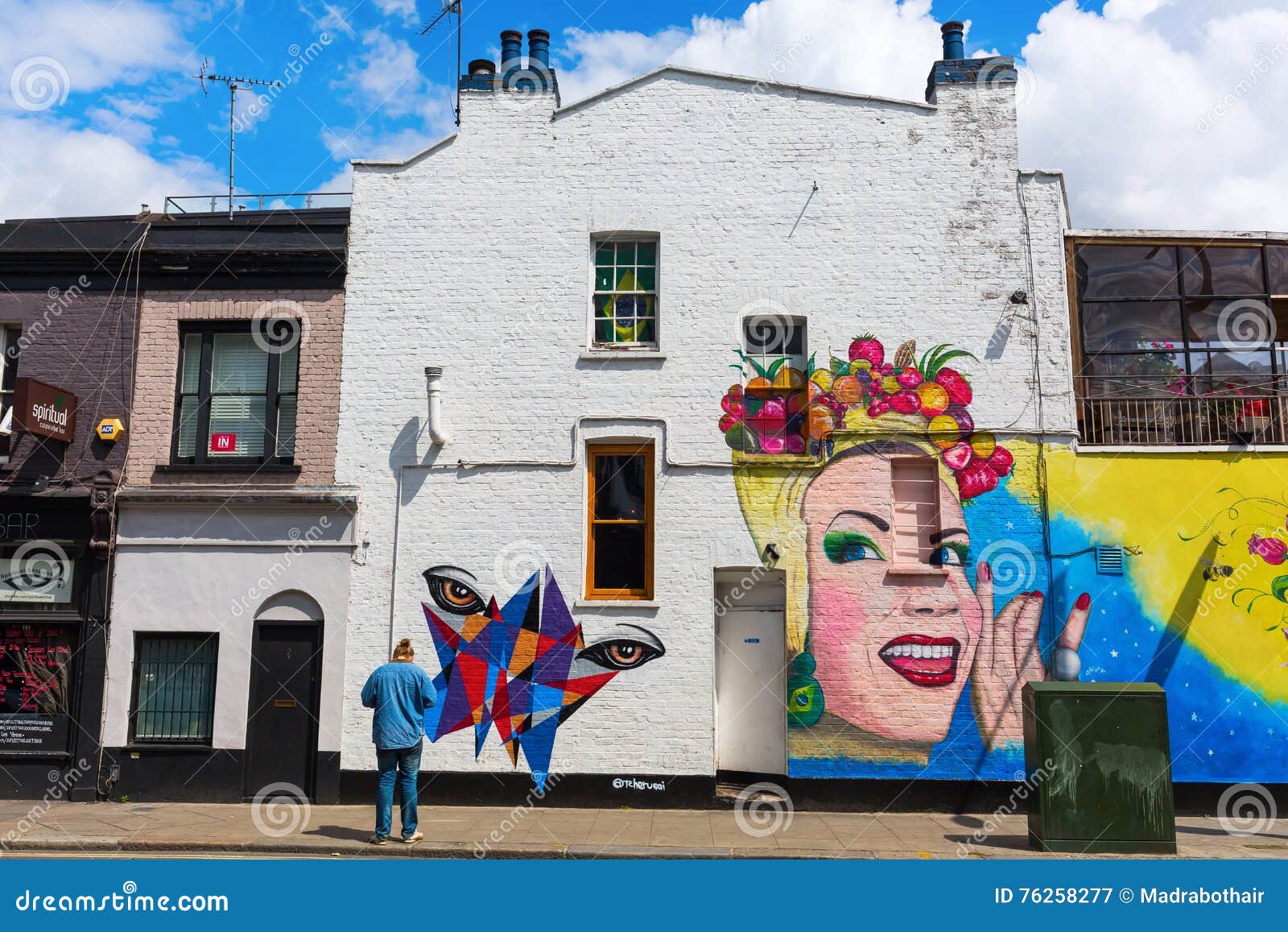 Mural pared ciudad dibujo de Londres