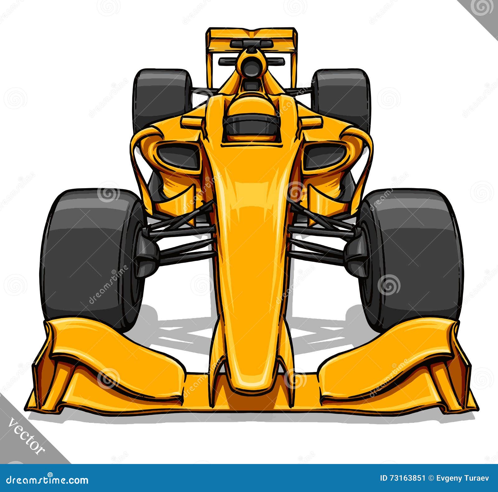 Desenho animado europeu de corridas de carros esportivos · Creative Fabrica
