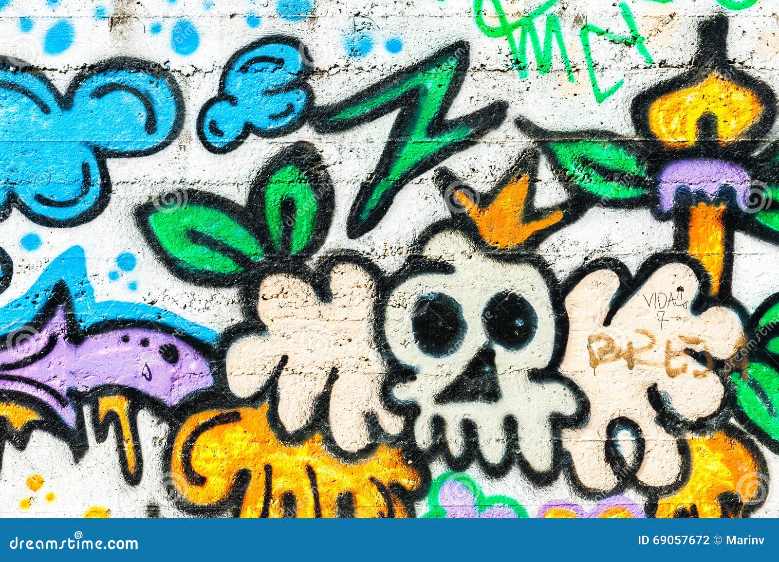 Arte Urbano De La Pared De La Pintada Colores Creativos Abstractos De La  Moda Del Dibujo En Las Paredes De La Ciudad Fotografía editorial - Imagen  de pintada, cadera: 69057672