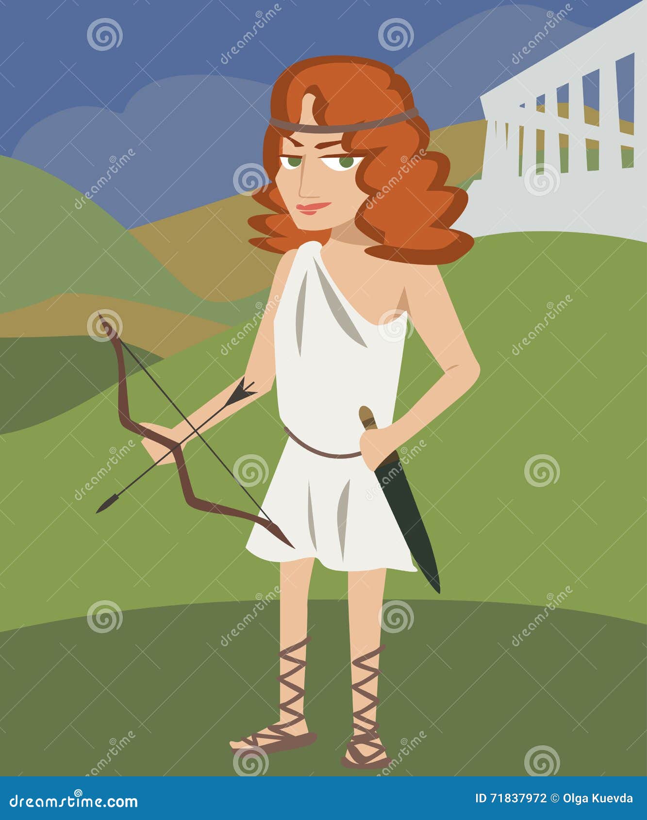 Gorgon Ancient Evil Greek Goddess Mythological Deity Stock Vector -  Illustration of logo, design: 212006178