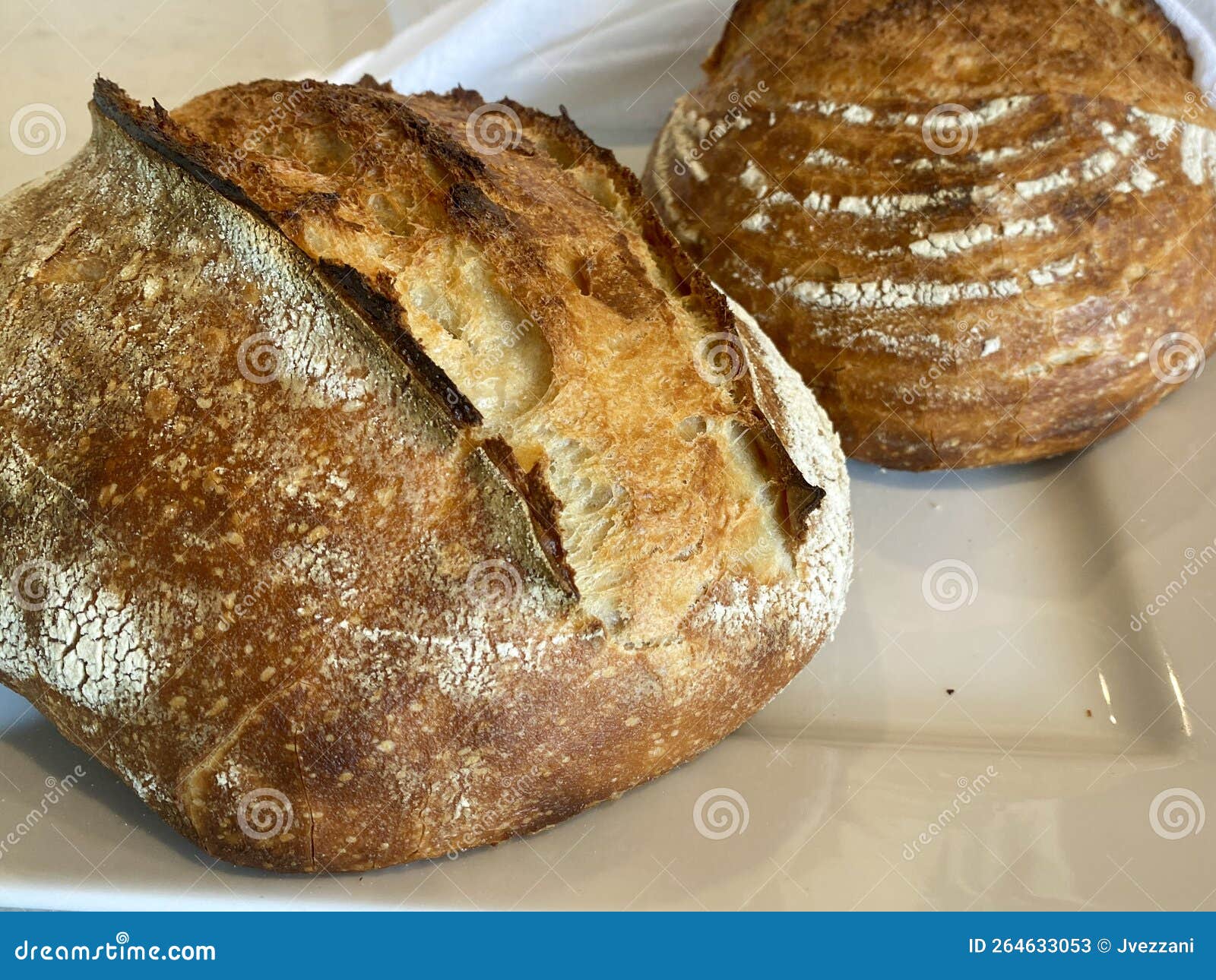 artesan sourdough bread whole loaves