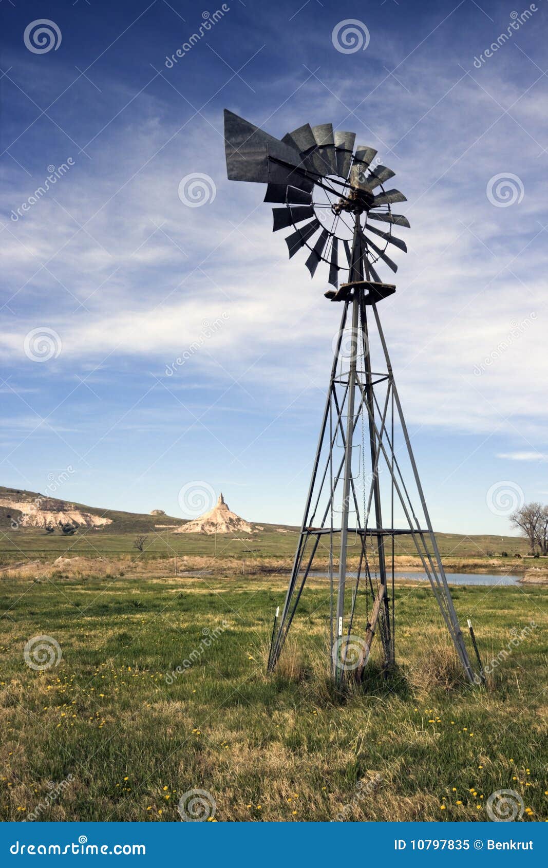 artesian well and chimney rock