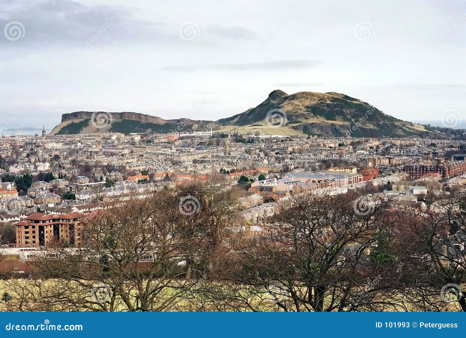Arthur s Seat Edinburgh stock image. Image of suburbs, scotland 101993