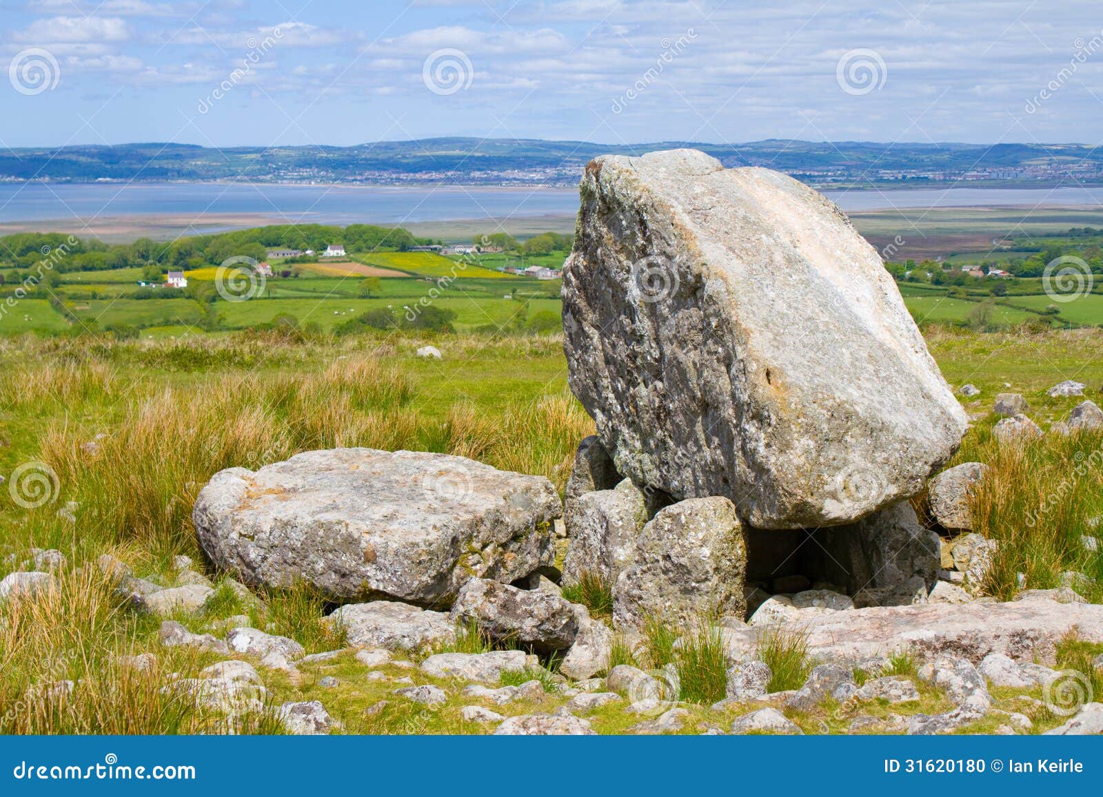 Arthurs stone Gower stock photo. Image of neolithic, landscape 31620180