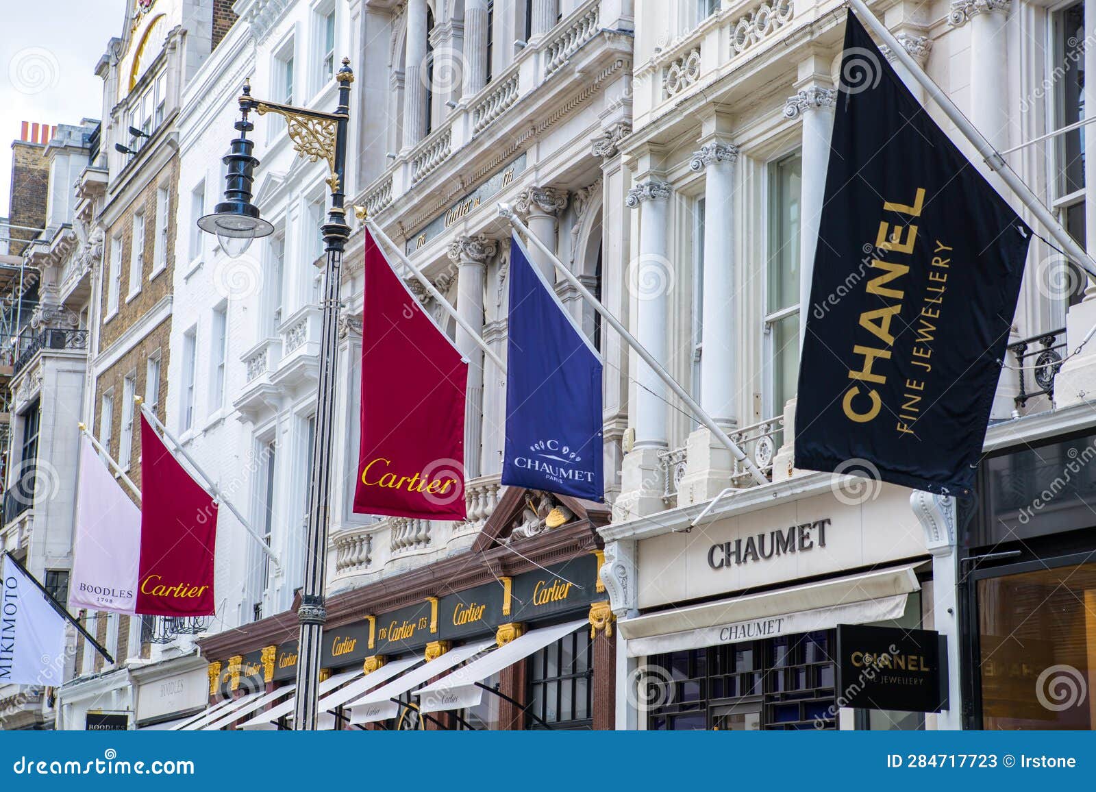 Cartier Store Front On Old Bond Street Stock Photo - Download