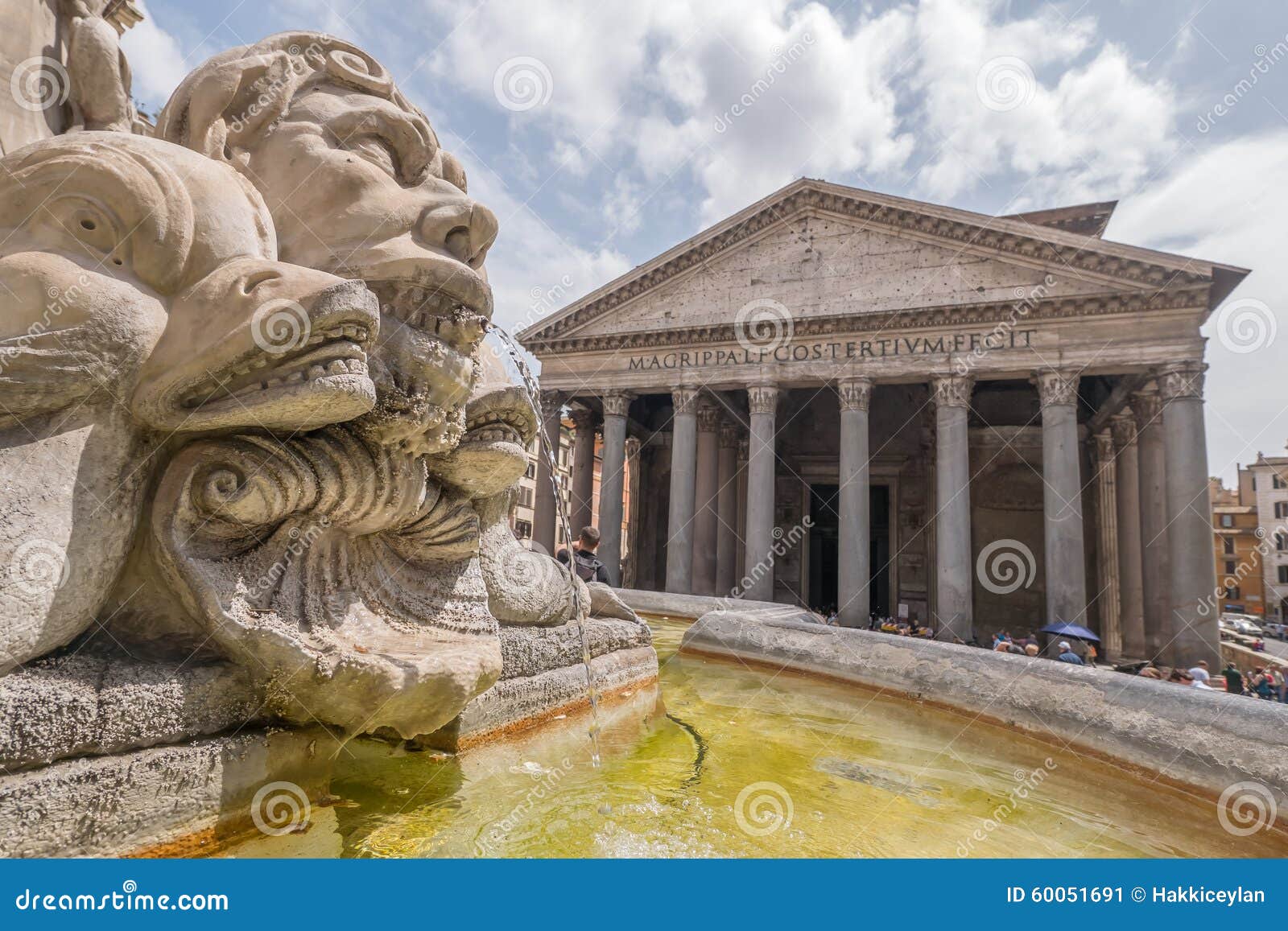 Artifacts in Rome, Italy stock image. Image of cloudy 60051691