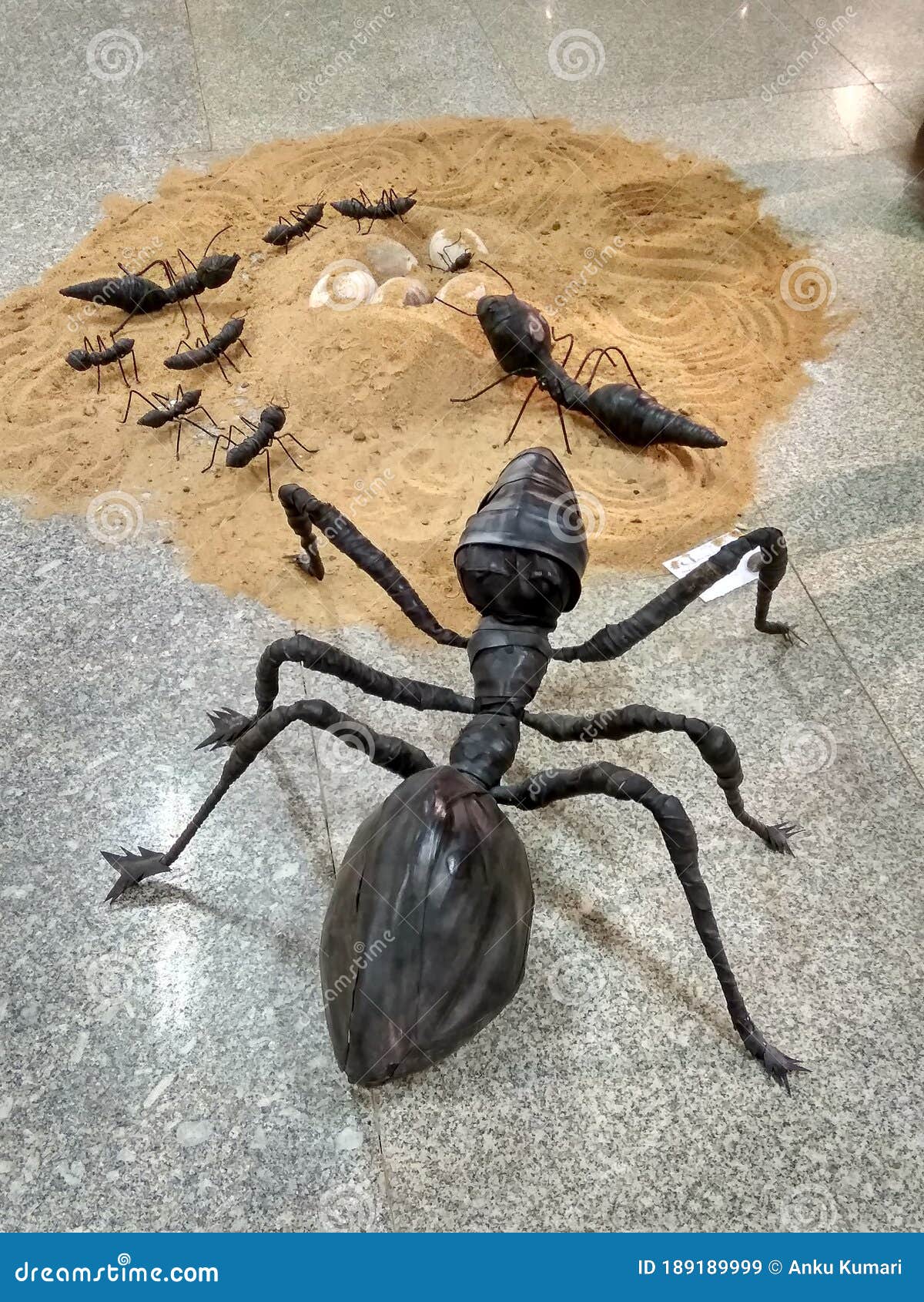 Artificial Ant`s in Exhibition of Bhu Editorial Stock Image Image of