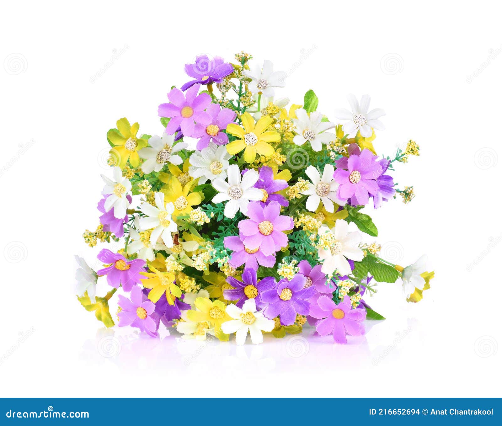 Artificial Flower Isolated on a White Background Stock Photo Image of arrangement, color