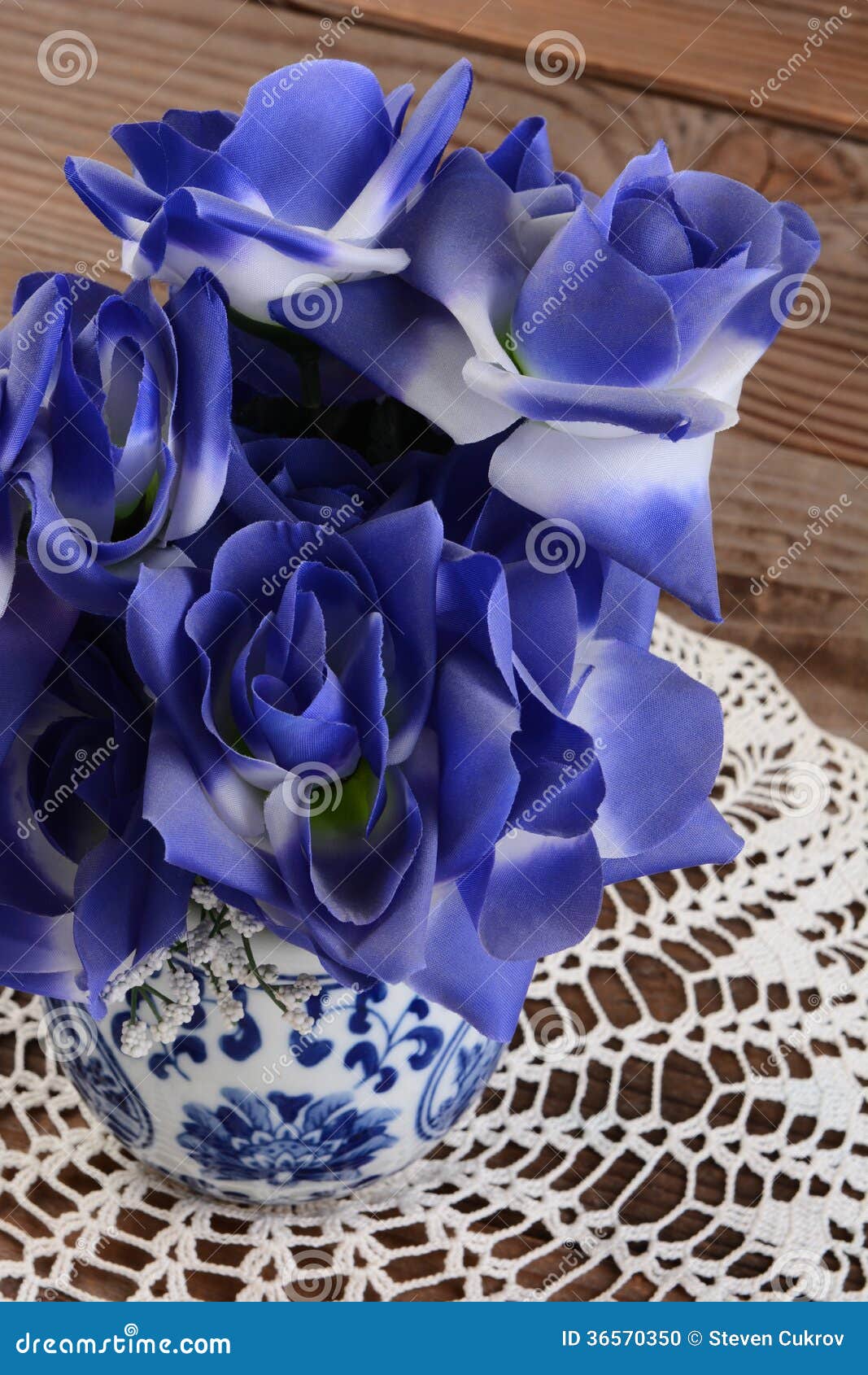 blue and white fake flowers Cheaper Than Retail Price> Buy Clothing