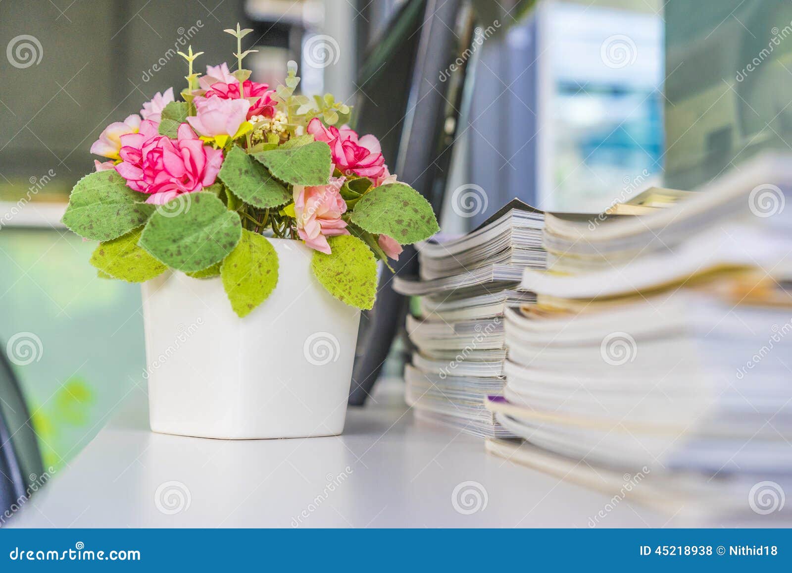 Artificial Flowers Stock Photo Image Of Interior Domestic 45218938