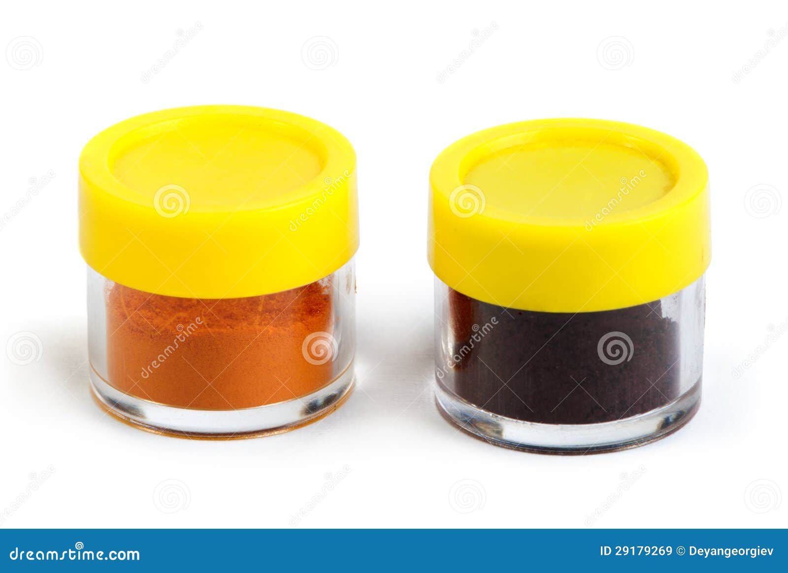 Artificial Food Coloring Pigment or Substances in Pack Stock Image
