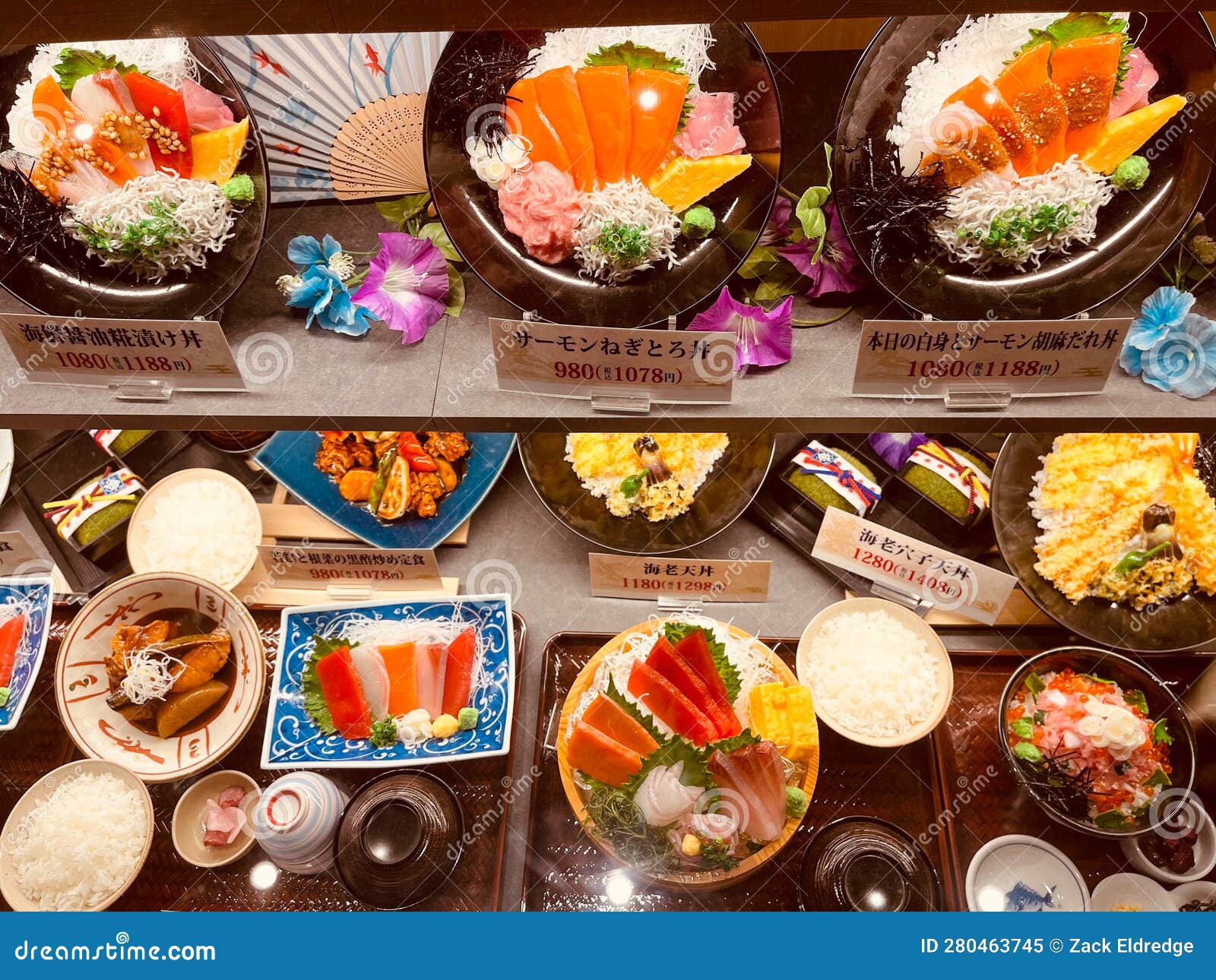 Plastic Food Display in Japan Stock Image Image of food, restaurants