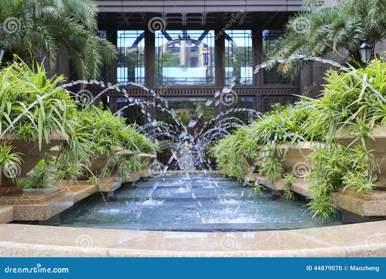 Artificial fountain stock photo. Image of clean, marvelous 44879070