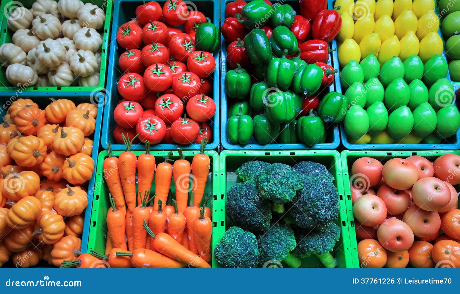 Artificial Fruits and Vegetable Stock Photo Image of background