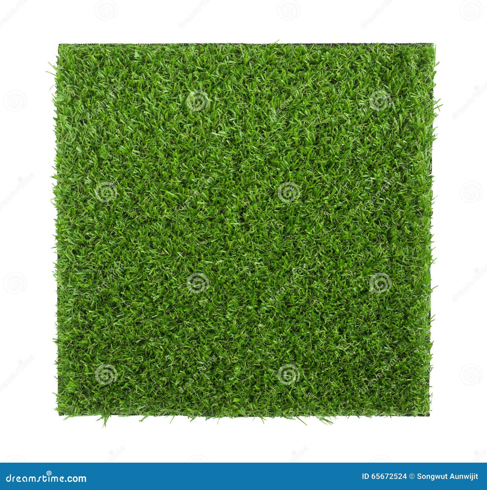 Artificial Grass Sheet Isolated On White Background RoyaltyFree Stock