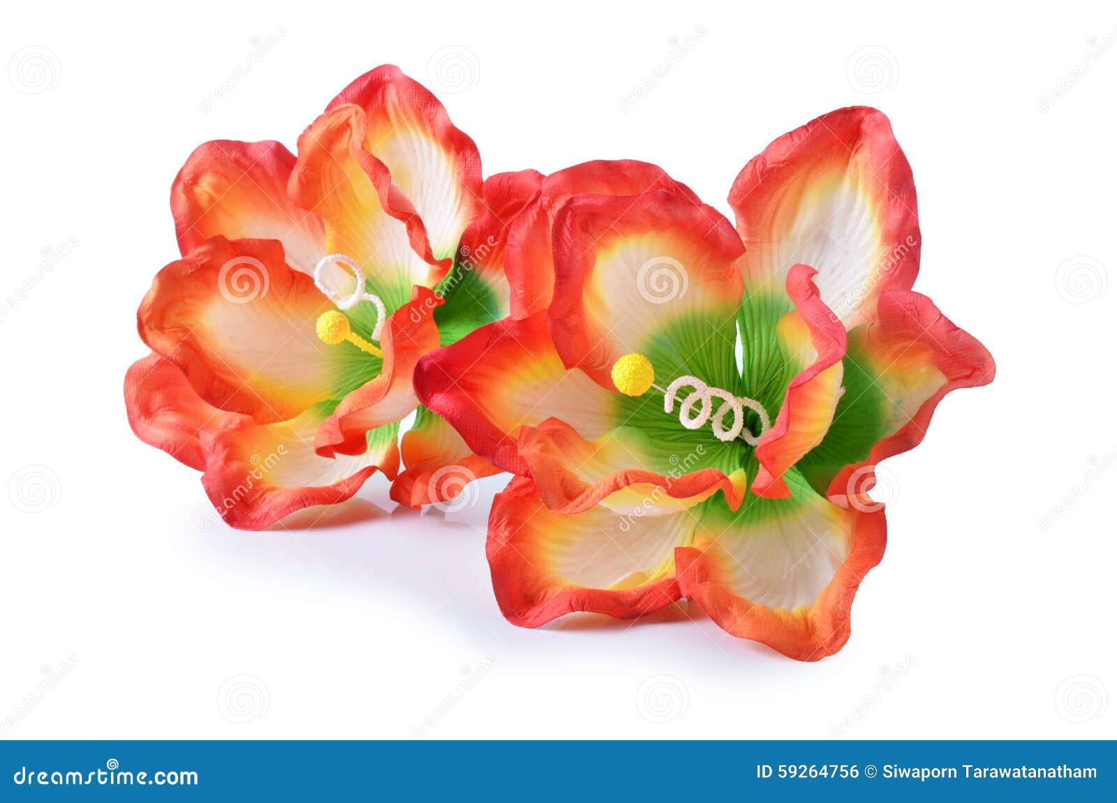 Artificial Hibiscus Flowers Stock Photo Image of hibiscus, malvaceae