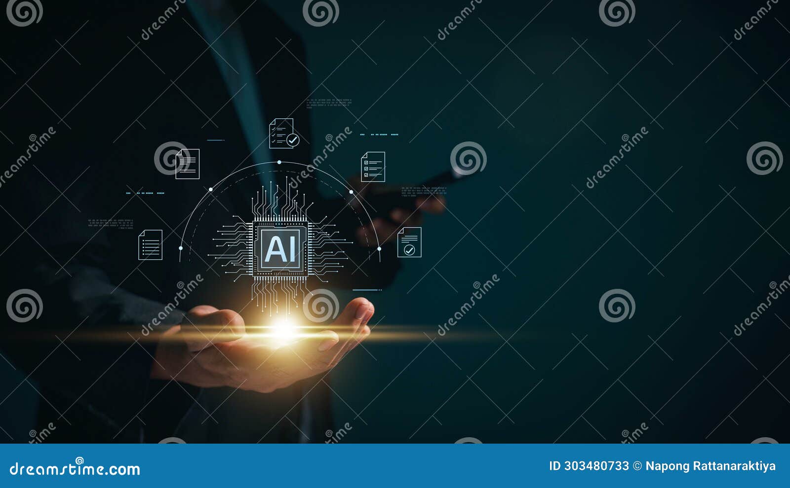 Artificial Intelligence (AI) is Used by Businessmen in Document
