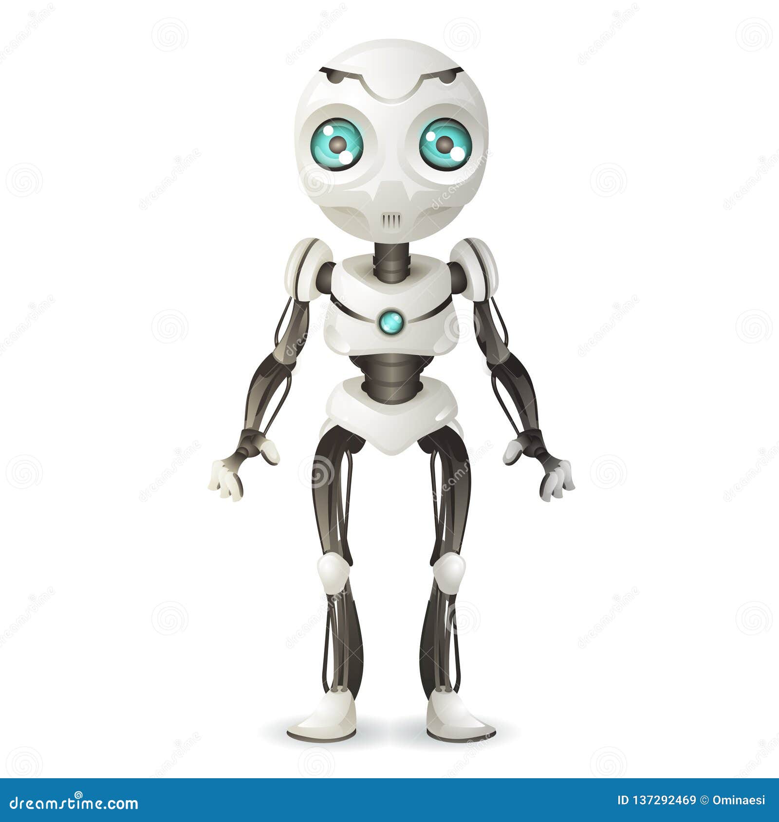 3d Vector Robot Chatbot Ai Science Stock Vector (Royalty Free